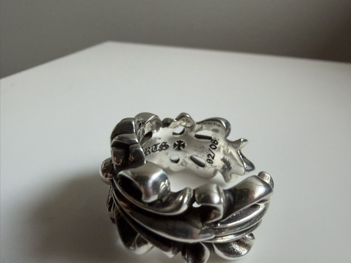 Chrome Hearts Double Floral Ring SIZE 9 Size ONE SIZE - 5 Thumbnail