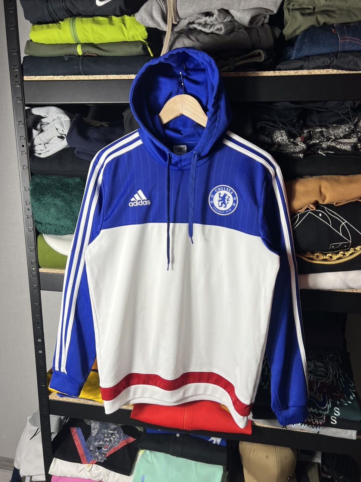 Adidas Chelsea 2015 2016 Adidas Training Top Soccer Y2K Size US M / EU 48-50 / 2 - 1 Thumbnail