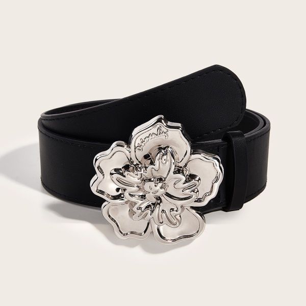 Designer Flowers Vintage Belt Riveted Belts Menswear Accessories Size ONE SIZE - 6 Thumbnail