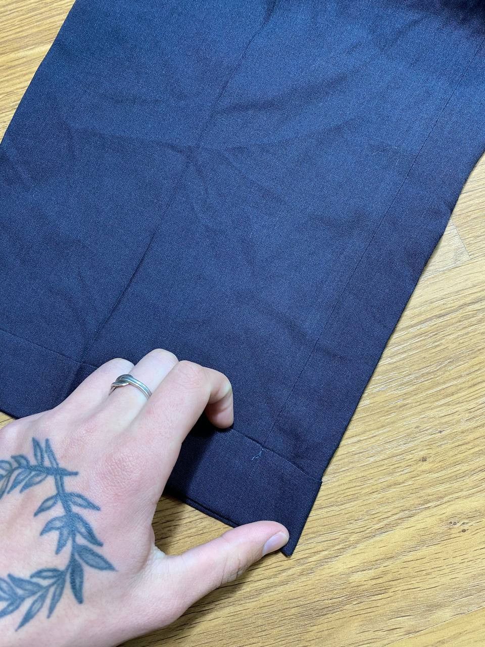 Japanese Brand Dirty Painted Distressed Thrashed Faded Baggy Jeans Y2K Size US 36 / EU 52 - 2 Thumbnail