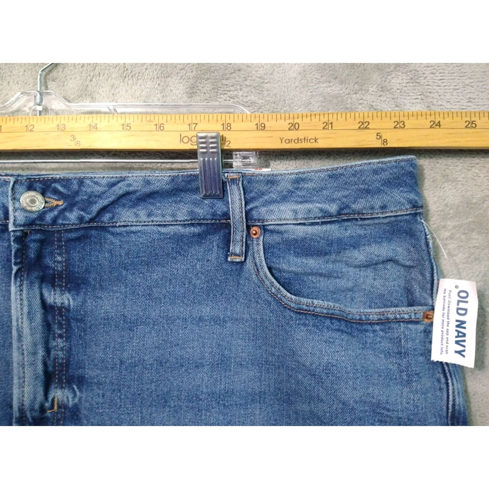 Old Navy Old Navy Jeans Women 26 Blue Denim Curvy OG Straight High Rise Ankle Stretch Size 26" / US 2 / IT 38 - 3 Thumbnail