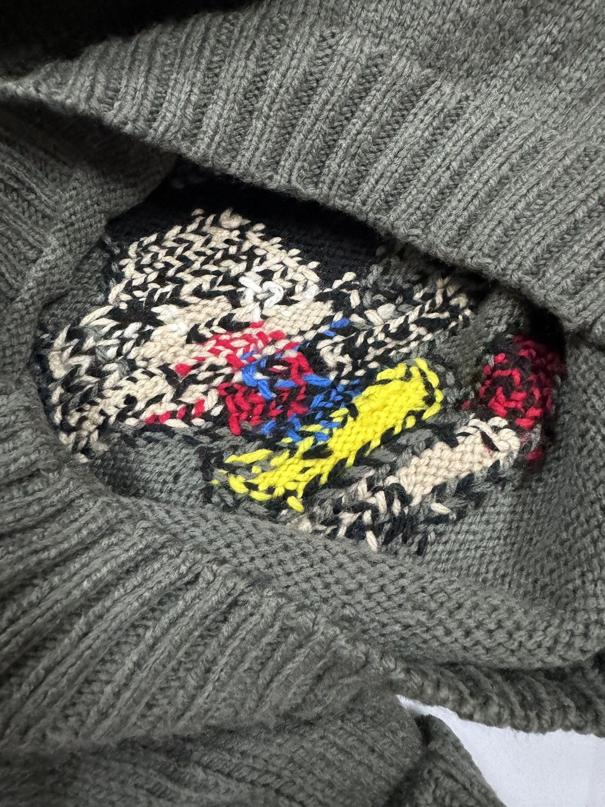 Vintage Vtg🔥60’s Cowinchan Knitwear Girl Cartoon Pullover Size US L / EU 52-54 / 3 - 13 Thumbnail