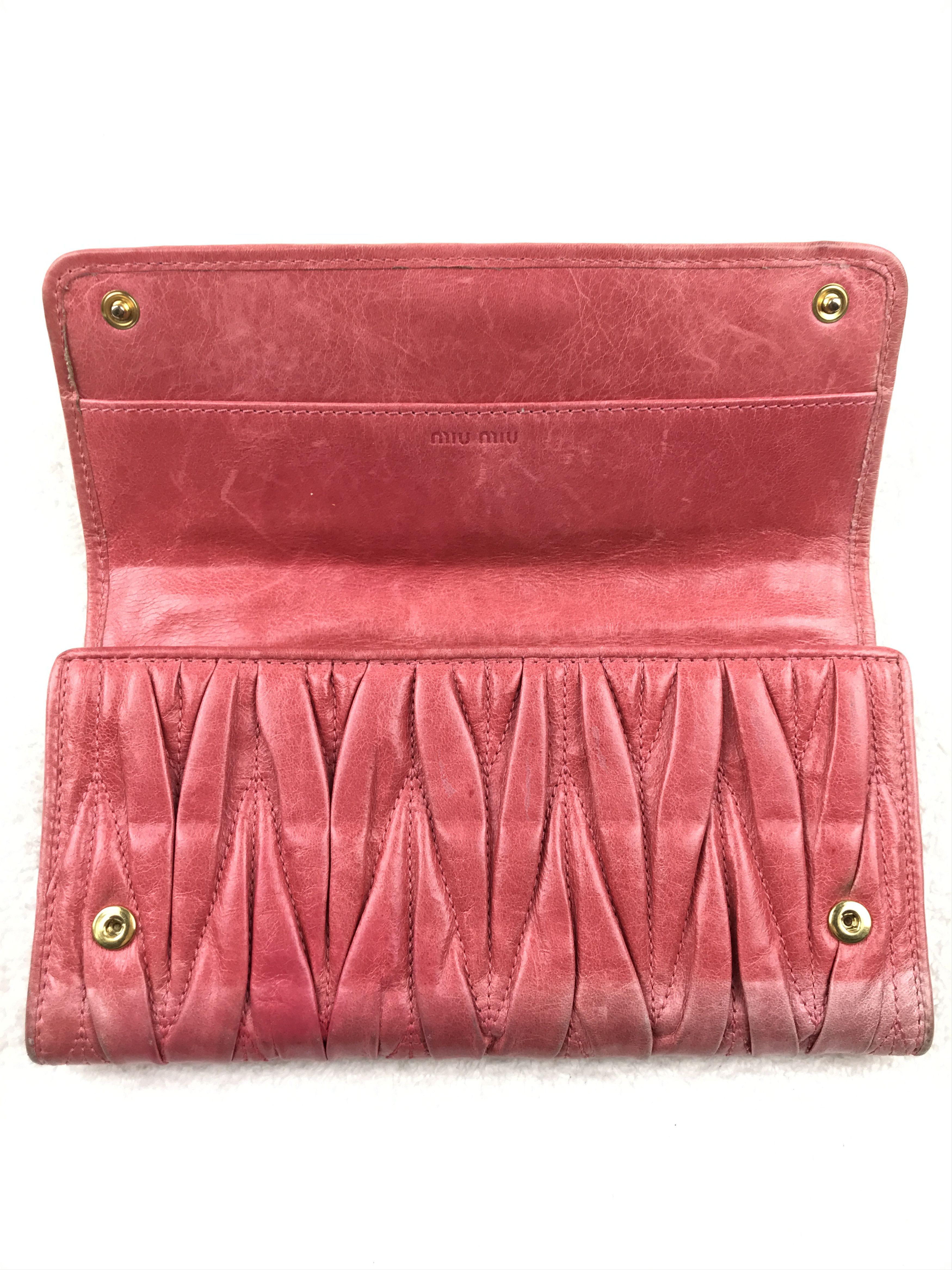 Miu Miu × Vintage Miu Miu Bifold Long Wallet Size ONE SIZE - 9 Thumbnail