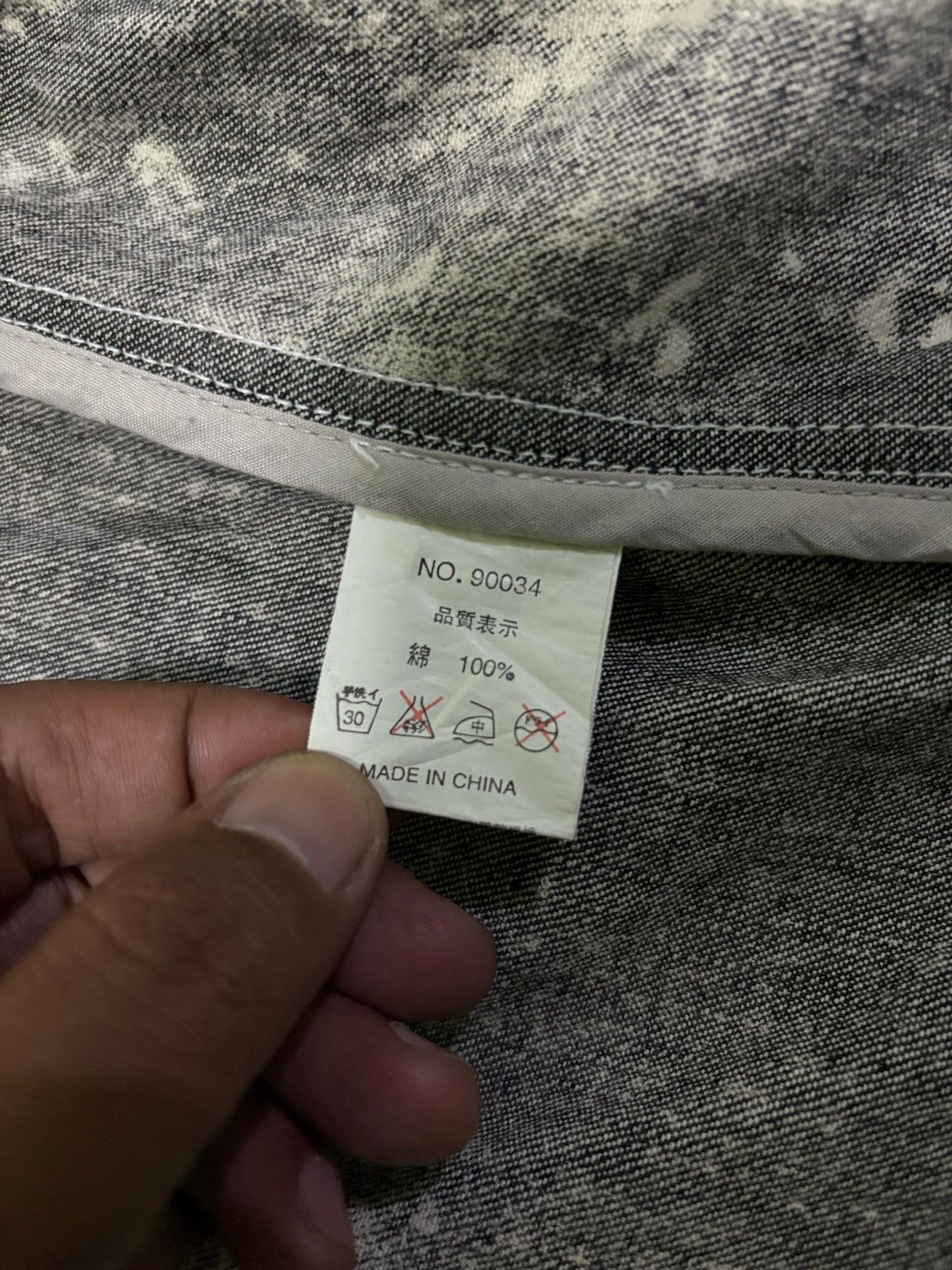 If Six Was Nine × In The Attic × Japanese Brand InTheAttic Acid Wash Jacket Design Share Spirit Ifsixwasnine Size US L / EU 52-54 / 3 - 14 Thumbnail