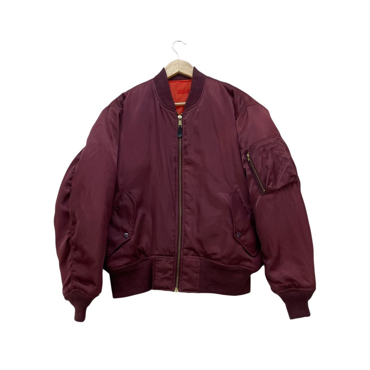 Alpha Industries × Vetements A/W 19 Split Racer MA-1 Bomber Jacket