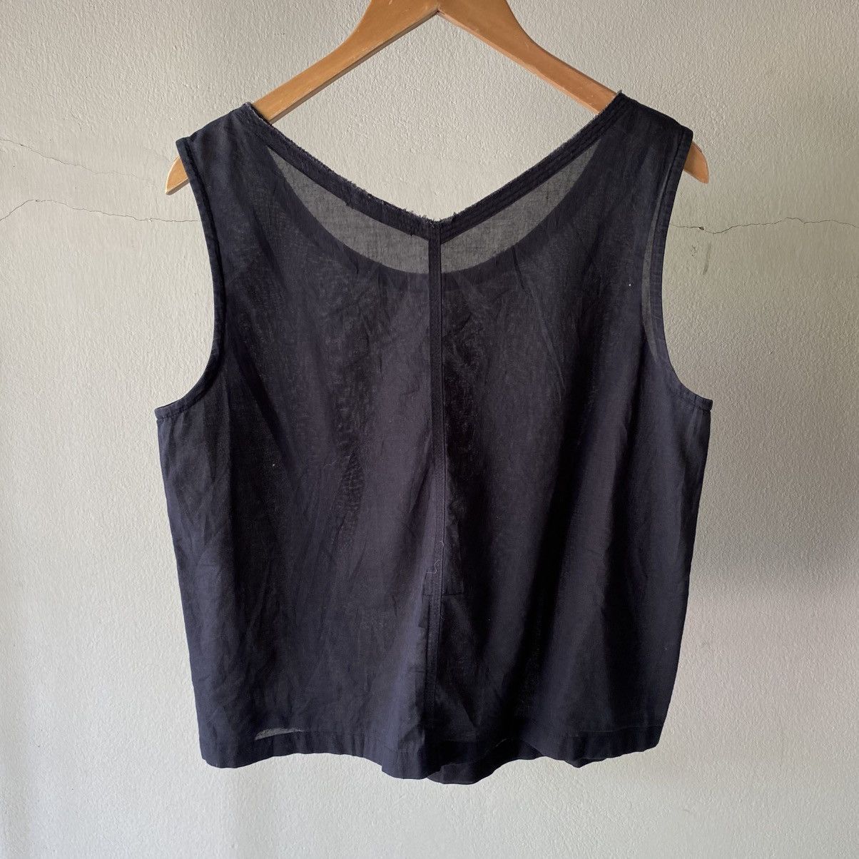 Zucca ZUCCA Black Sleeveless Blouse Size M / US 6-8 / IT 42-44 - 15 Thumbnail