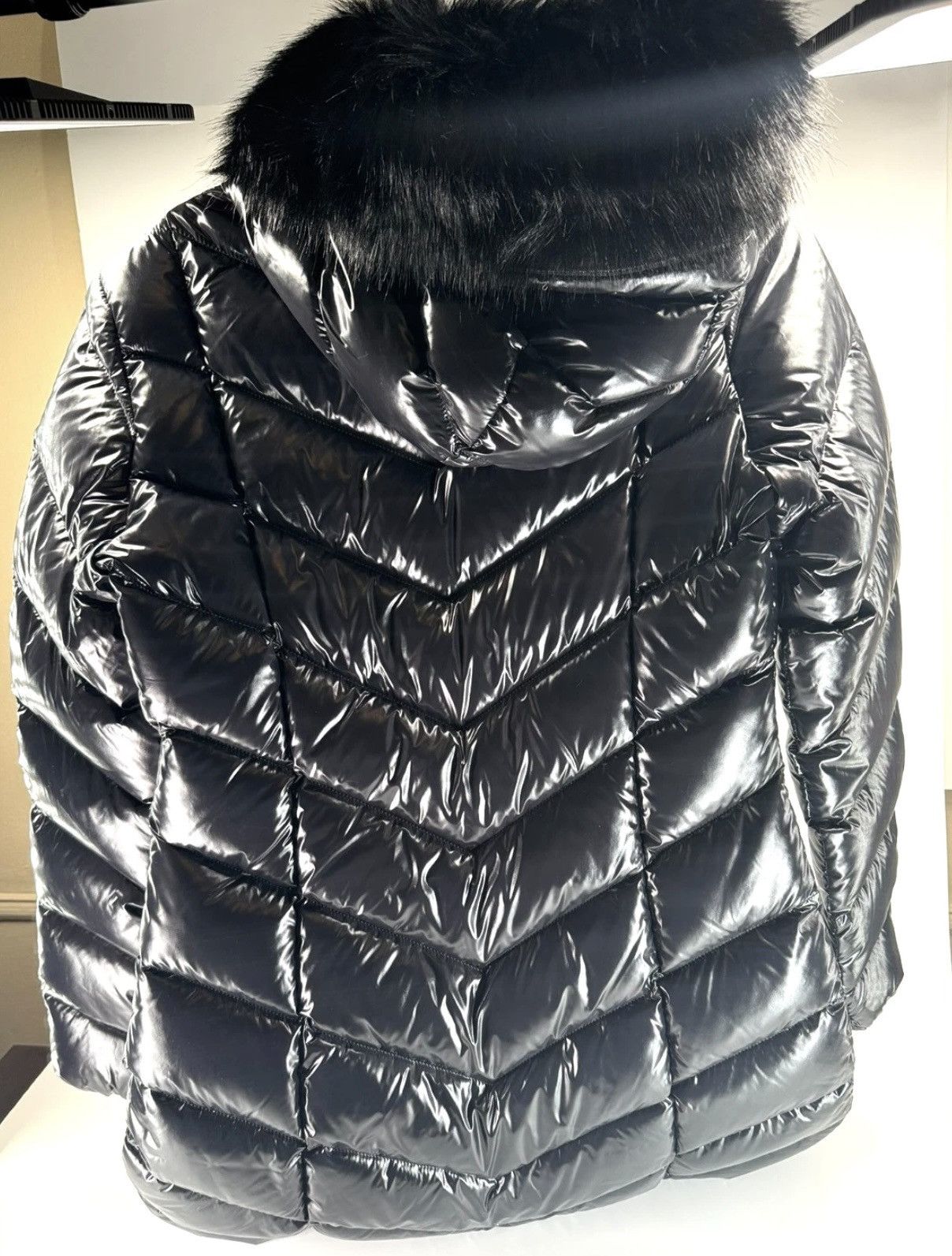 Moncler MONCLER FULMARUR GIUBBOTTO faux fur collar coat SZ-4 Size S / US 4 / IT 40 - 4 Thumbnail