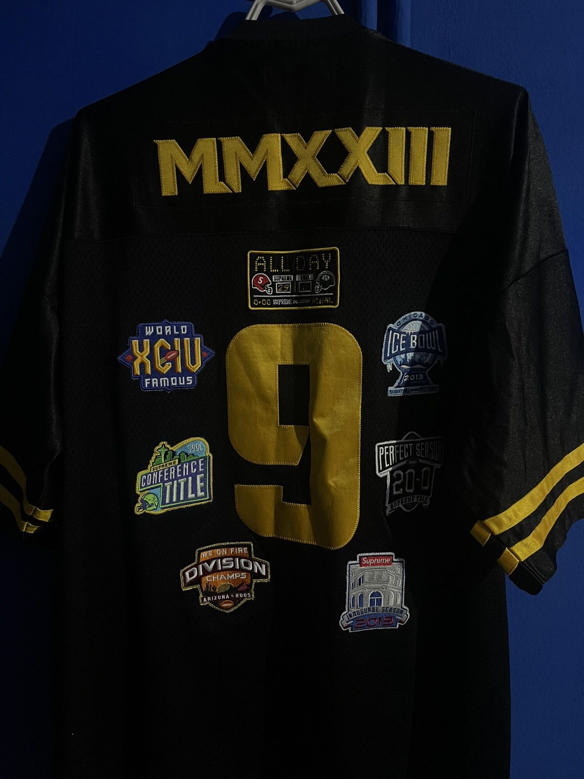 Supreme Supreme Championships Embroidered Football Jersey Size US XXL / EU 58 / 5 - 2 Thumbnail