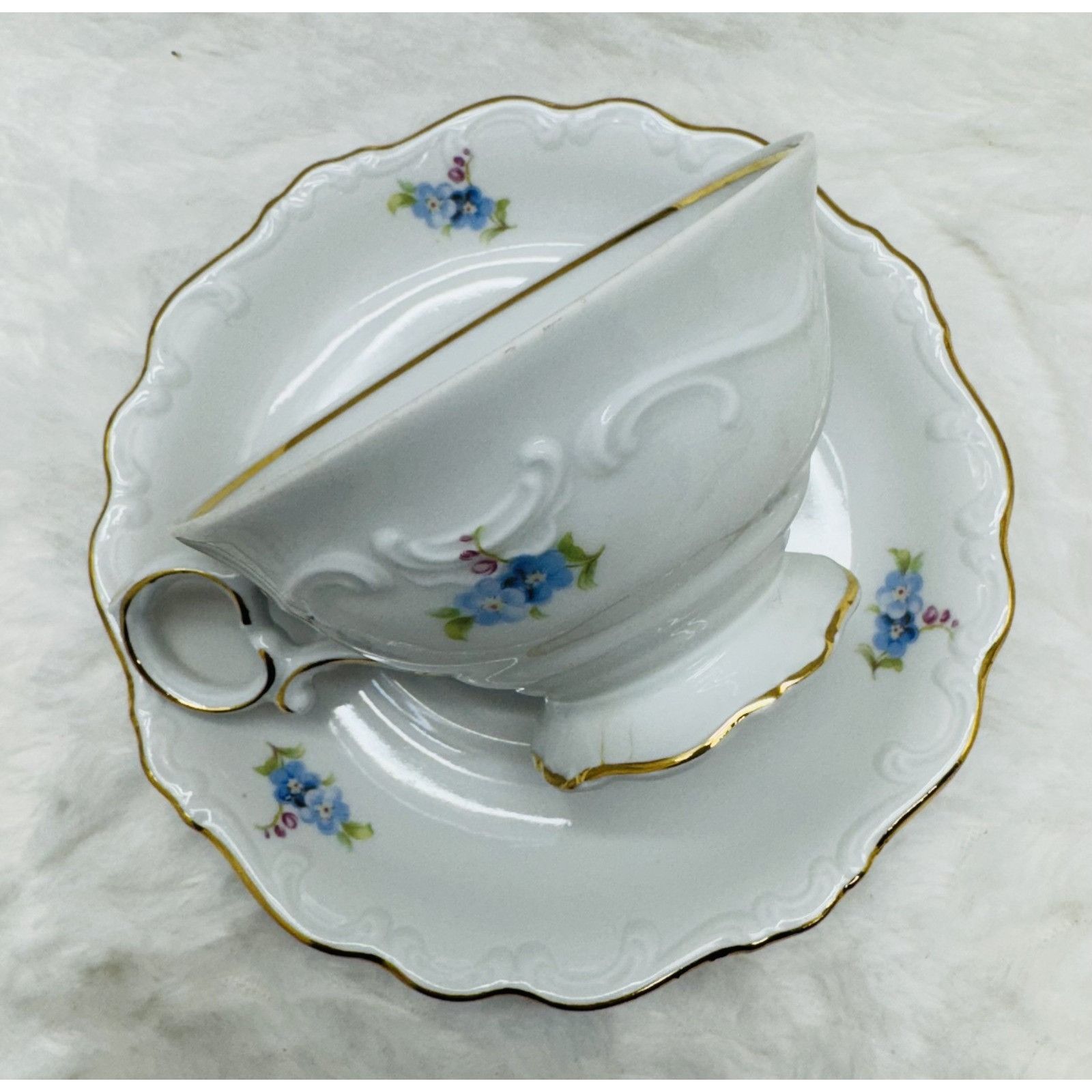 Other Schumann Bavaria Arzberg Blue Flower Porcelain Demitasse Cup Size ONE SIZE - 8 Thumbnail