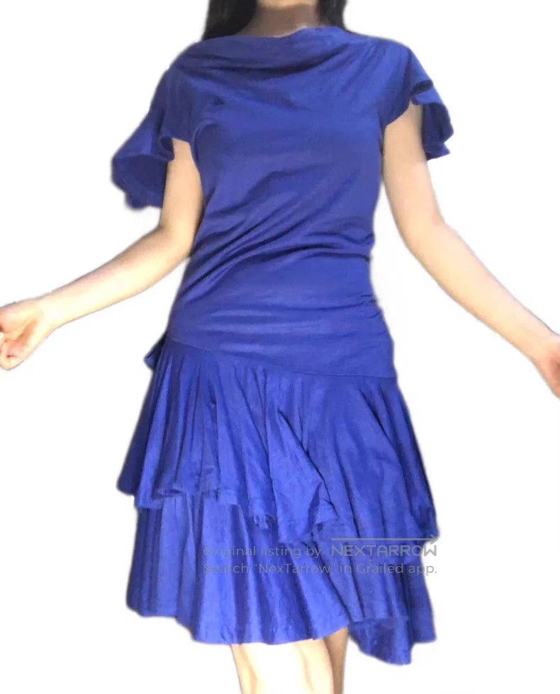 Vivienne Westwood Vivienne Westwood Navy blue ruffled cake dress Size M / US 6-8 / IT 42-44 - 3 Thumbnail