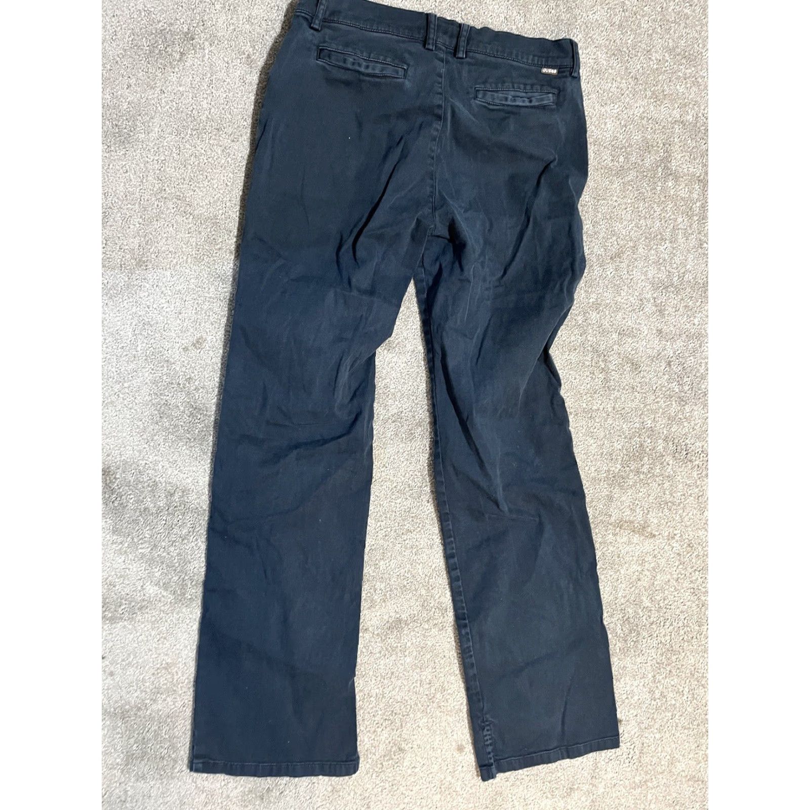 Guess VINTAGE GUESS Women Jeans Blue Straight Leg 29 Regular Mid-Rise Lightweight 29 In. Mens/Girls/Womens (choose appropriate end) Size 29" - 3 Thumbnail