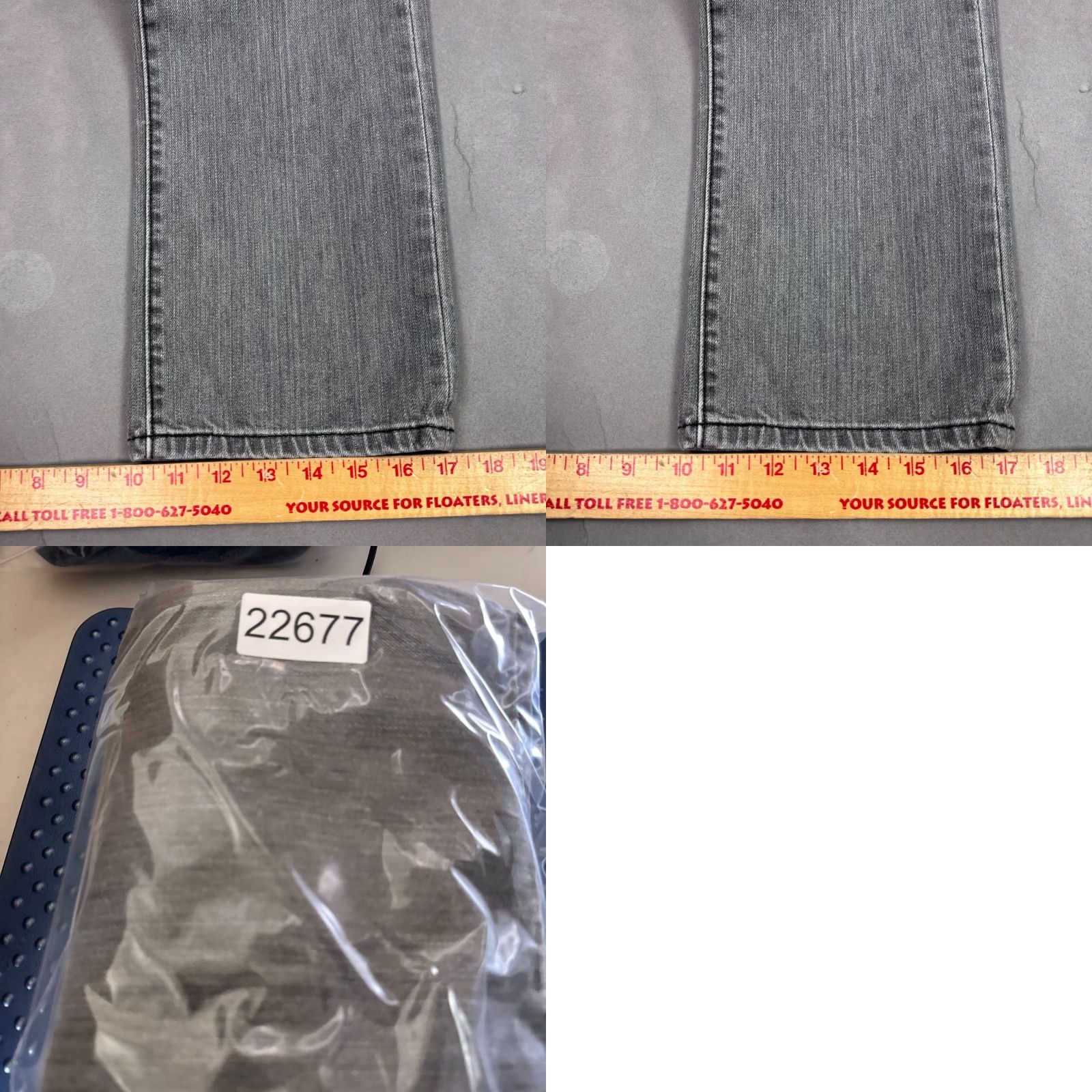 Levi's Levi's 501 Jeans Mens 30x30 Black Button Fly Denim Straight Classic Pants Size US 30 / EU 46 - 10 Thumbnail