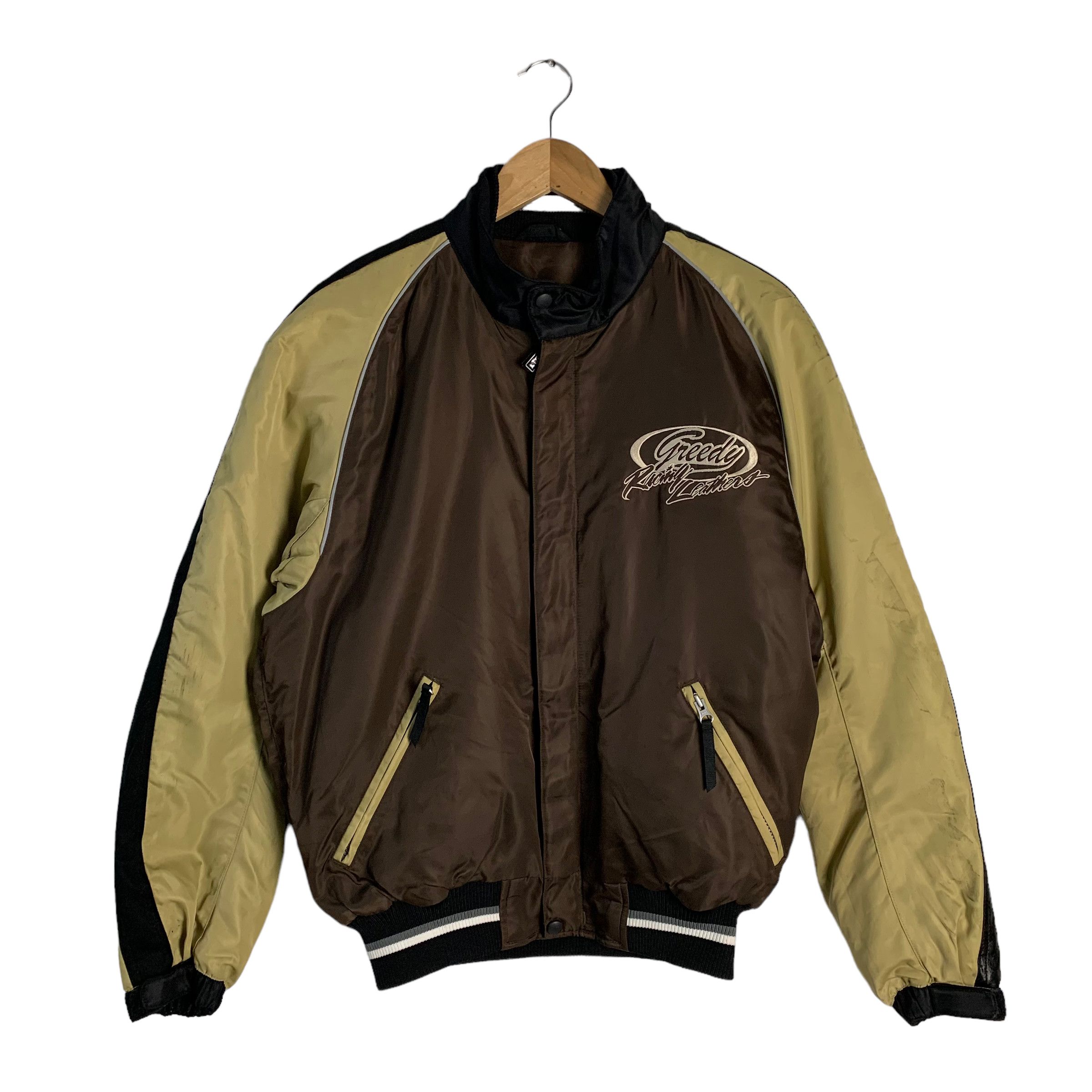 Japanese Brand Vintage Greedy Racing Motorcycle Jacket Size US M / EU 48-50 / 2 - 2 Thumbnail