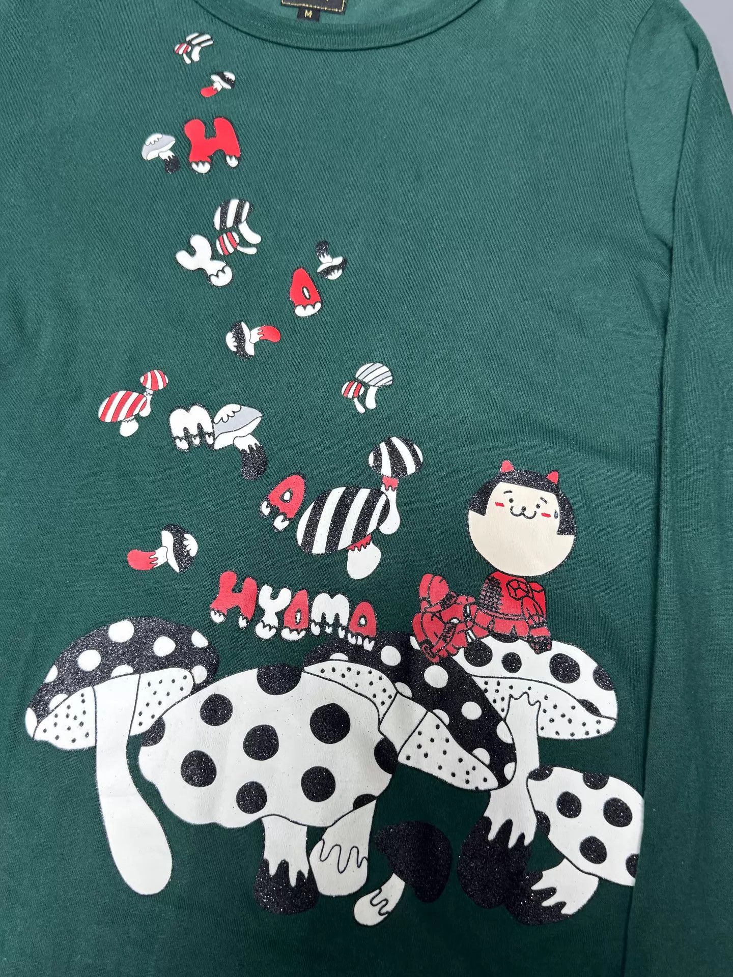 Other neko hyoma green LS T-shirt M Size US M / EU 48-50 / 2 - 2 Thumbnail