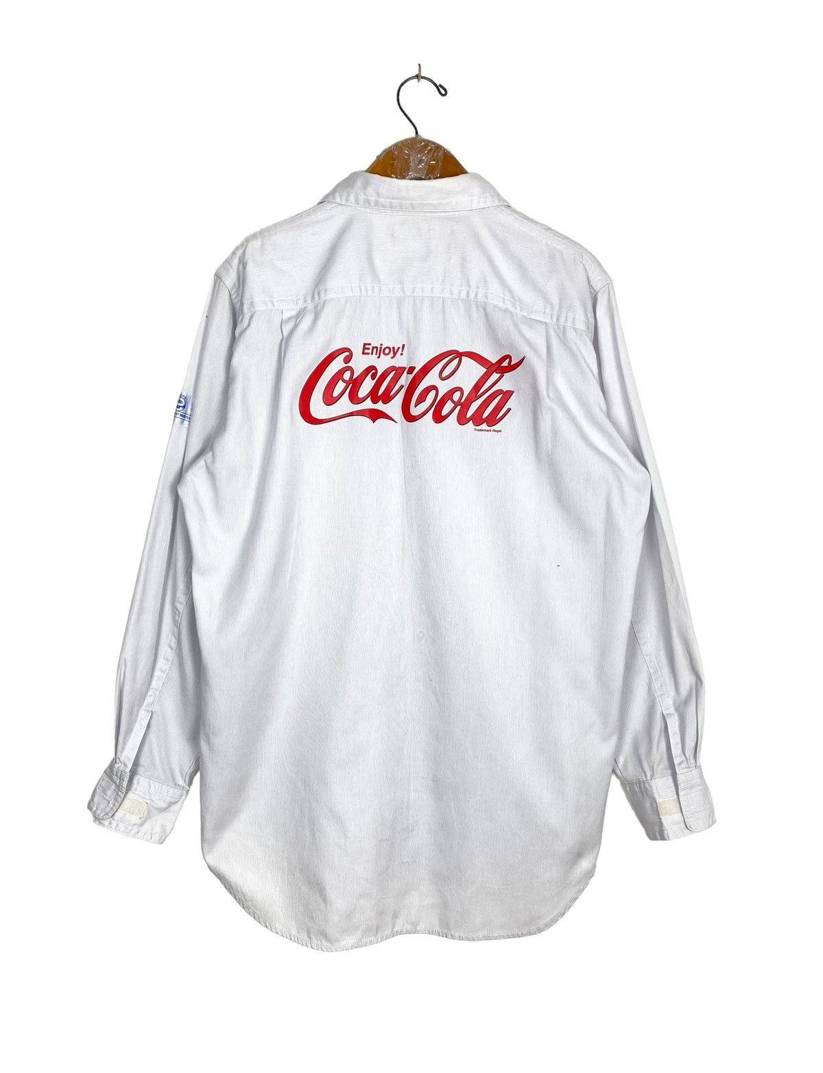 Coca Cola Rare‼️Coca Cola Staff Shirt Big Logo Size US L / EU 52-54 / 3 - 1 Thumbnail