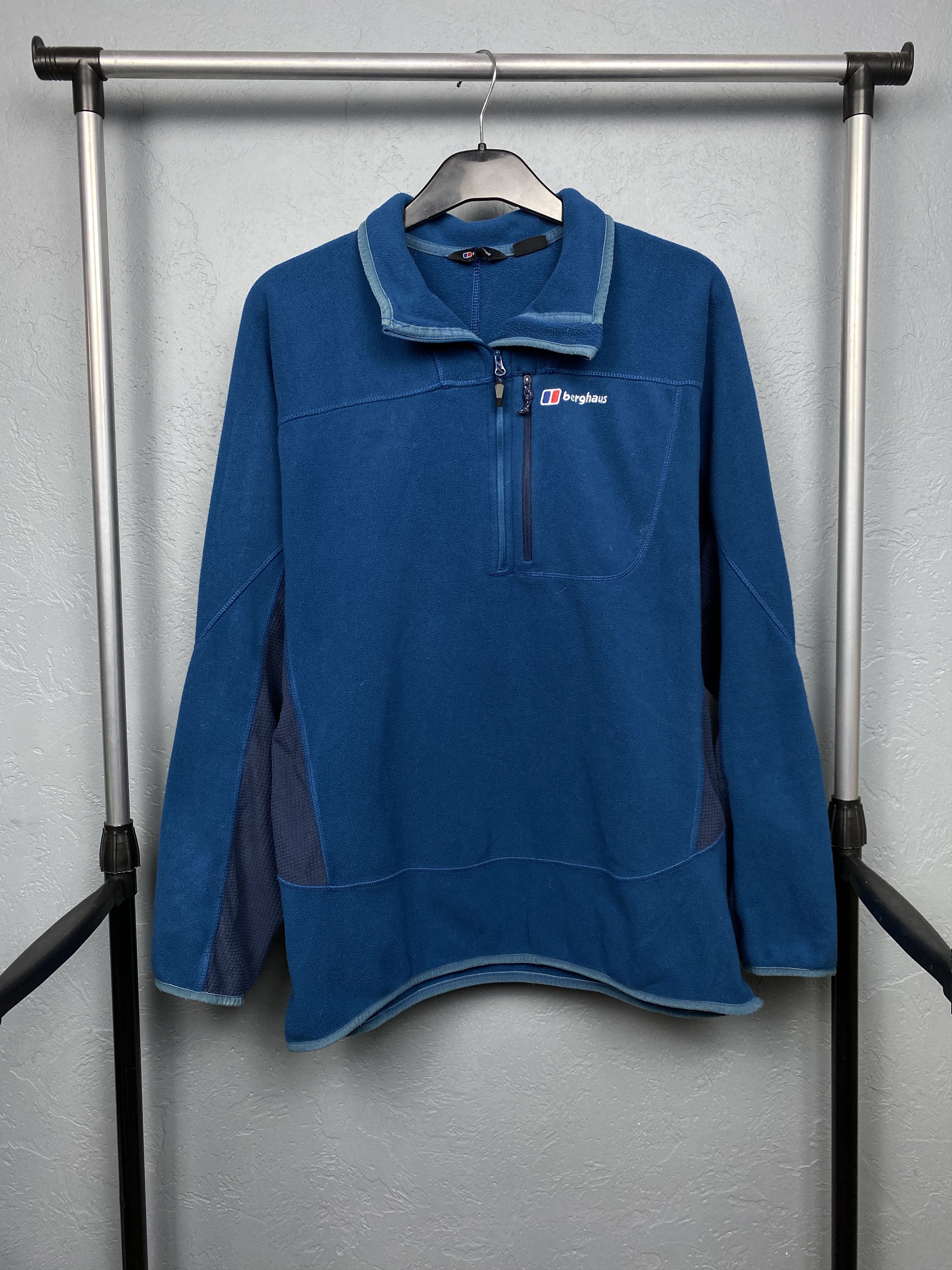 Berghaus × Vintage Berghaus Polartec Mens 1\4 Zip Fleece Jacket Y2K Size US XL / EU 56 / 4 - 1 Thumbnail