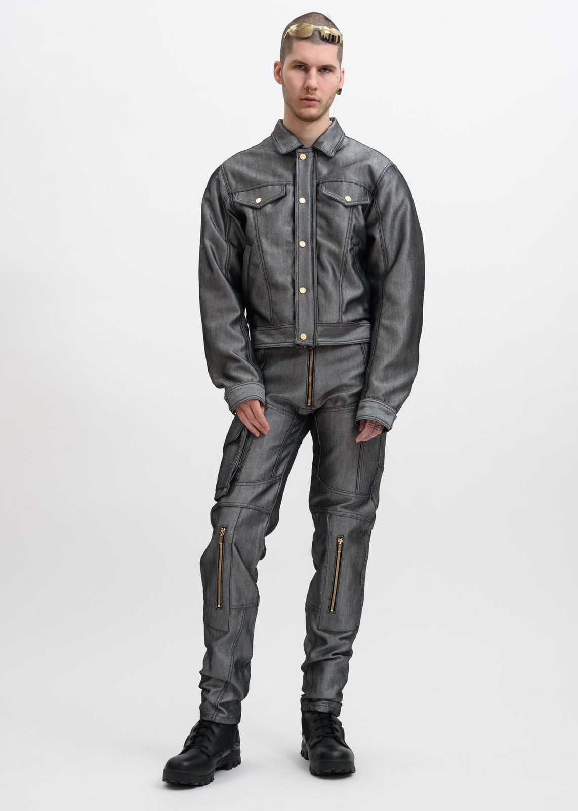 RARE SS18 Cem Black Denim Jacket