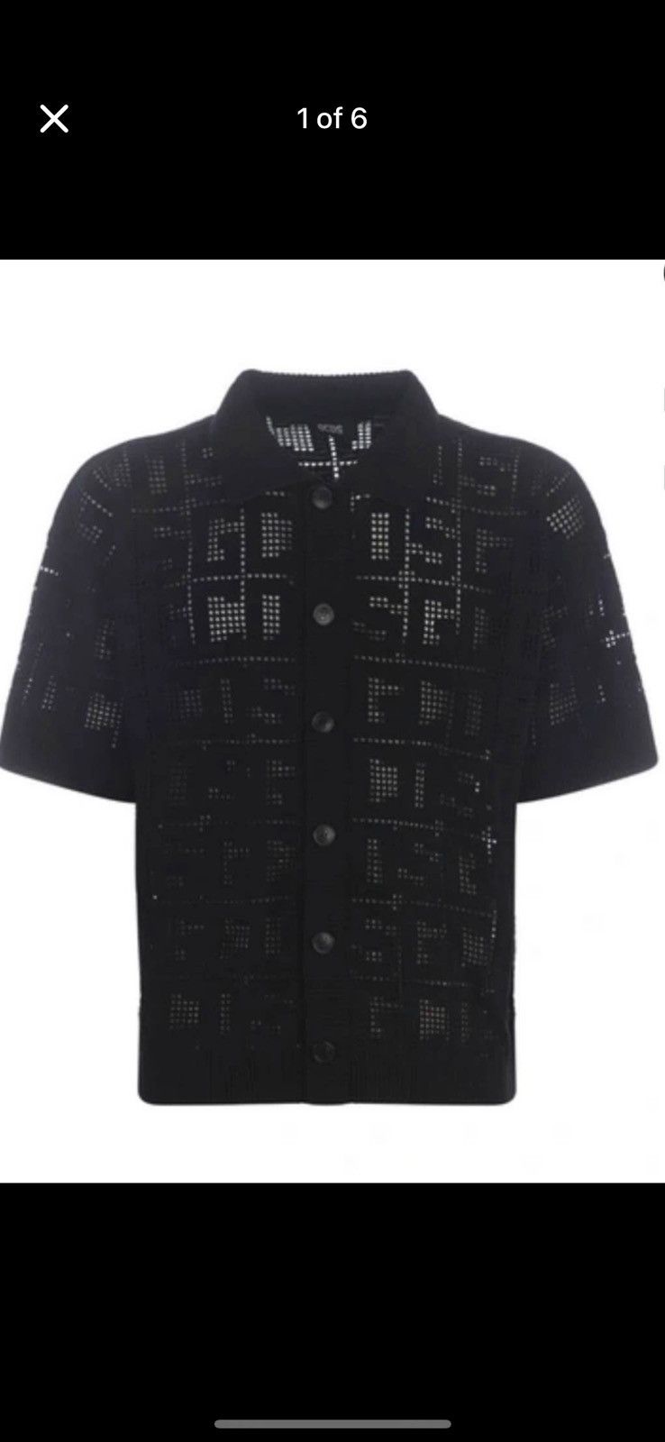GCDS GCDS - Shrirt - macramé Size US M / EU 48-50 / 2 - 1 Thumbnail