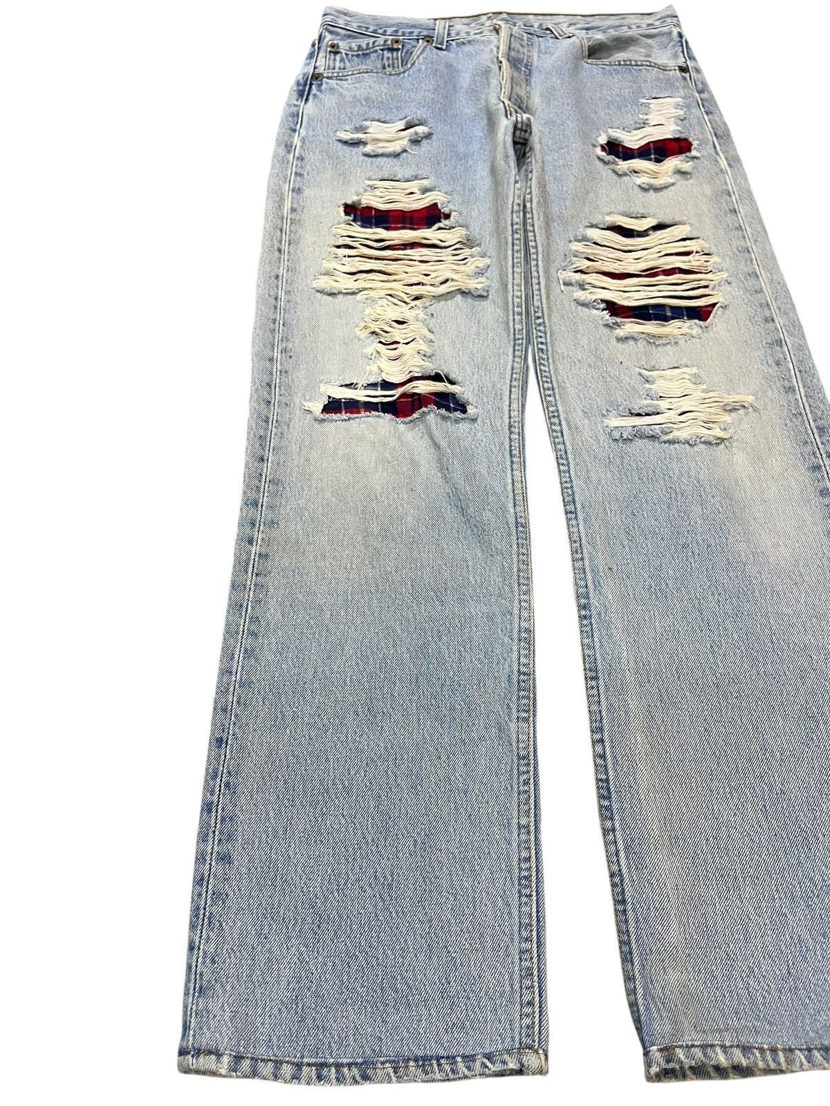 Japanese Brand Vintage Japanese Brand Ripped Distressed Denim Size US 30 / EU 46 - 3 Thumbnail