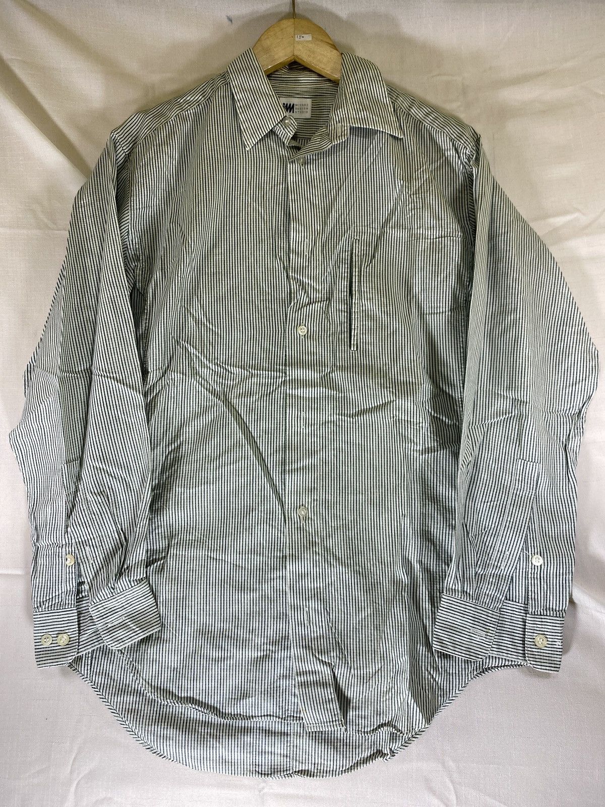 Issey Miyake grid side pocket chest oxford shirt Size US M / EU 48-50 / 2 - 1 Thumbnail