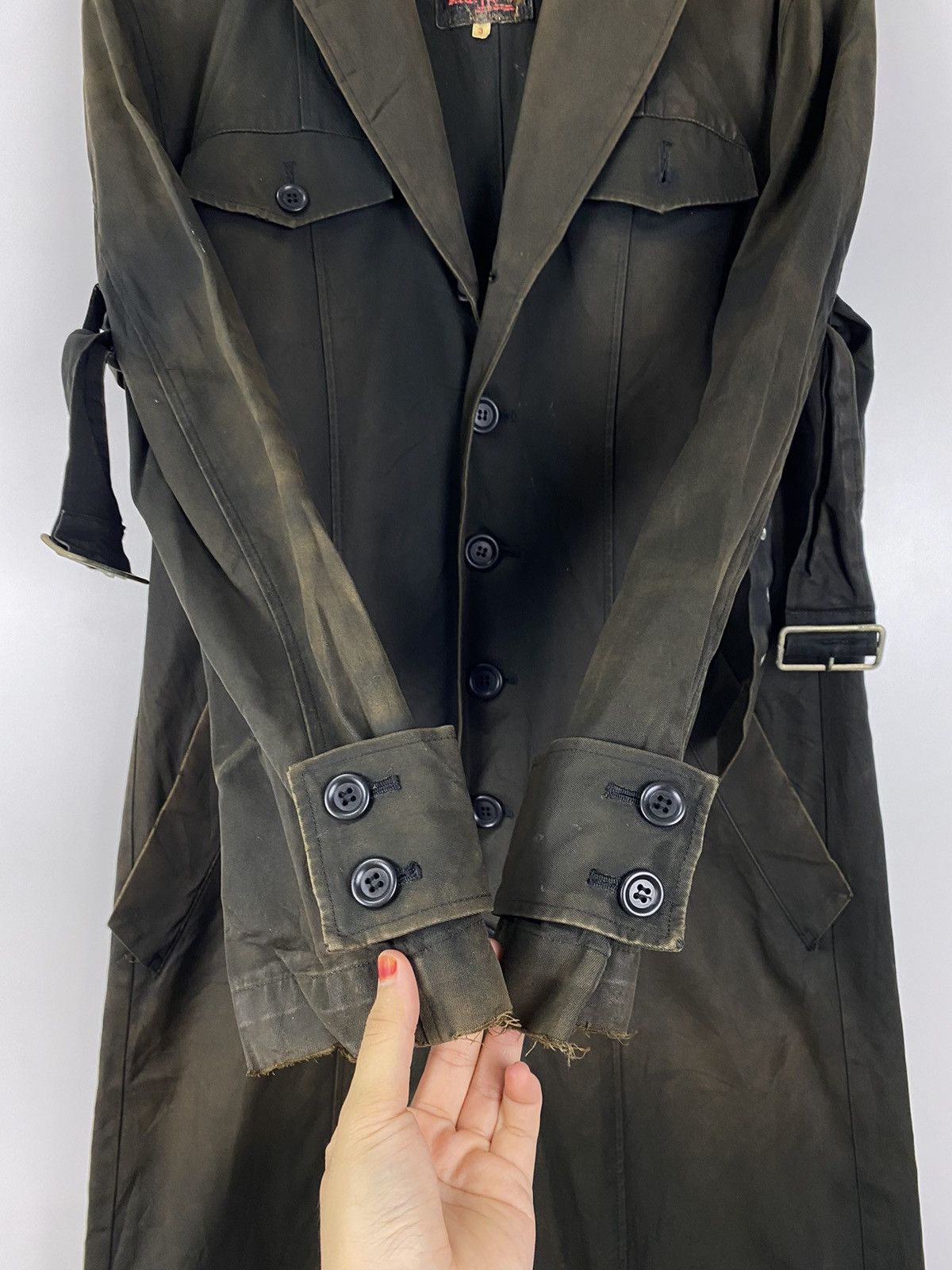 Designer × Vintage Vintage 90s Secret Agent long jacket Size US M / EU 48-50 / 2 - 11 Thumbnail