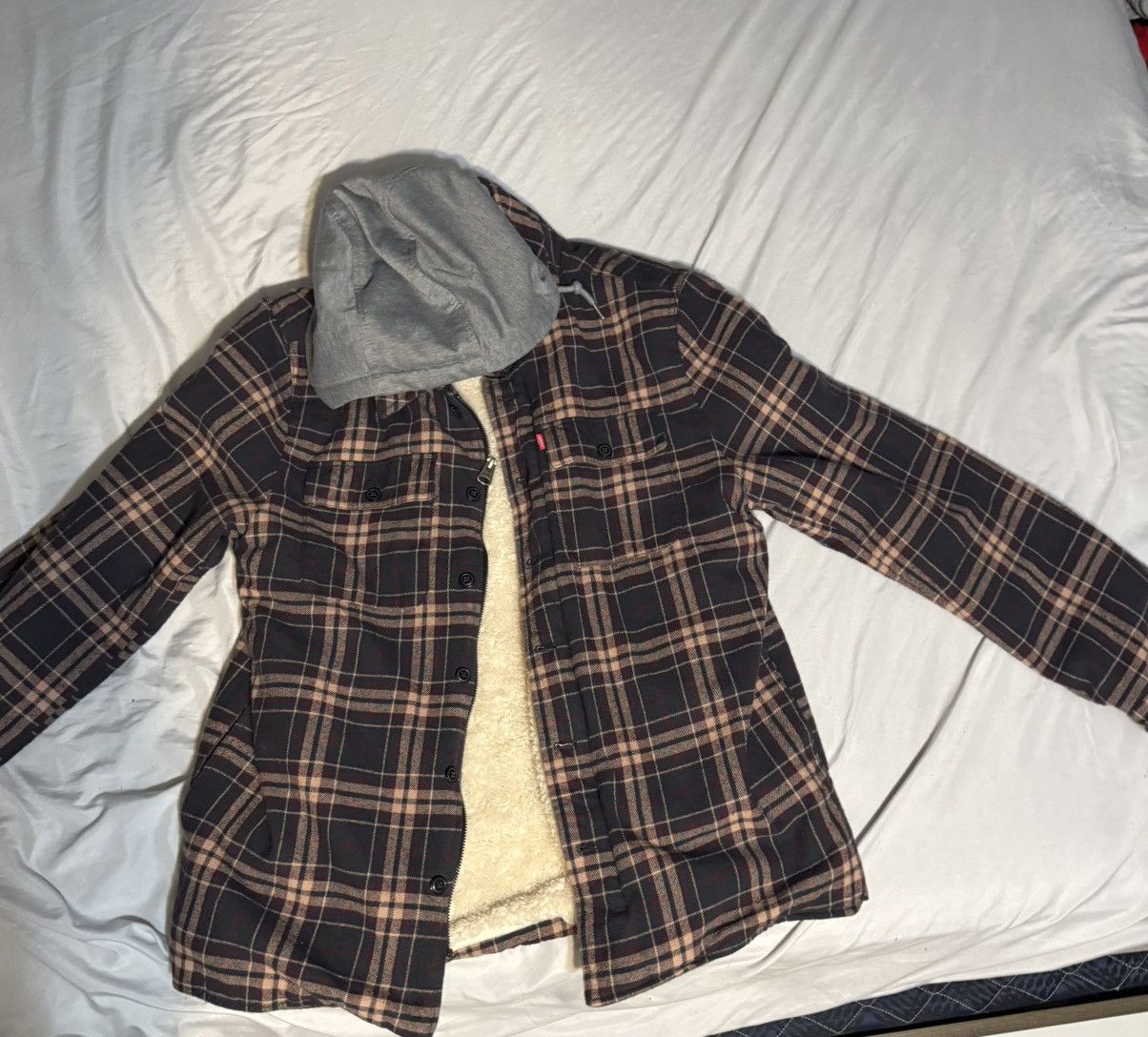 Levi's Vintage Clothing Levi's Men's Cotton Shirt Jacket with Soft Faux Fur Lining Size US M / EU 48-50 / 2 - 1 Thumbnail