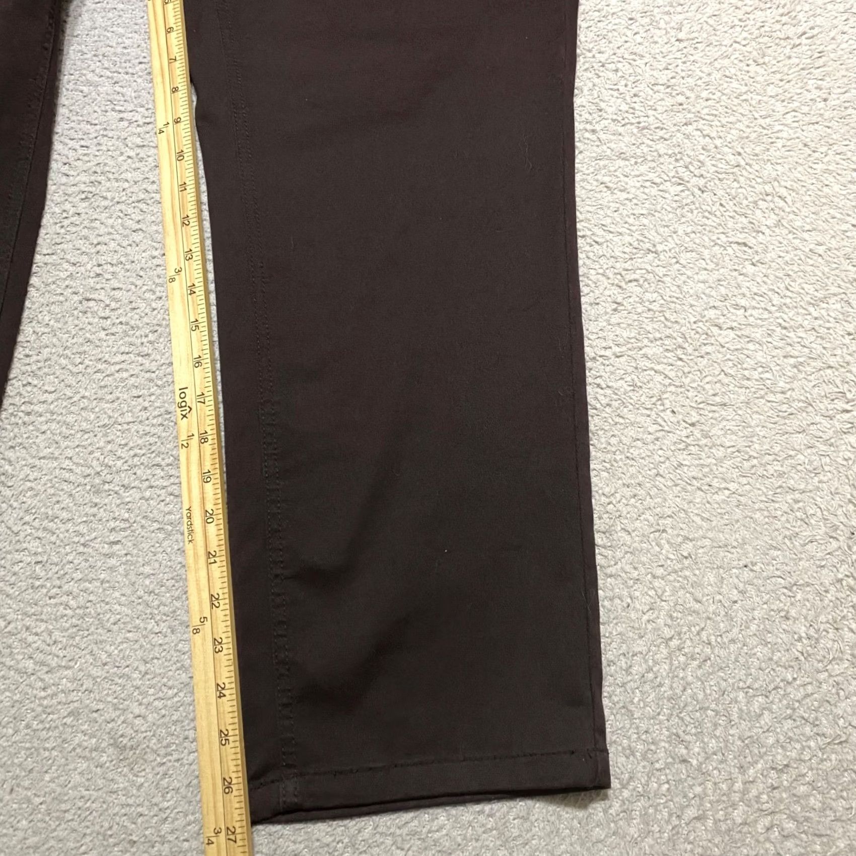 Vintage Catherines Jeans Womens 20W Plus Black Straight Stretch High Rise Adult Plus Size Denim Pants Size 42" / US 20 - 6 Thumbnail