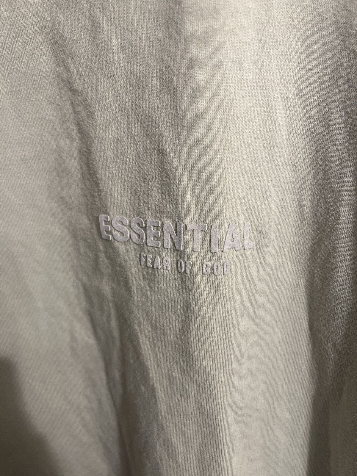 Essentials × Fear of God Essentials Seafoam green tee Size US M / EU 48-50 / 2 - 3 Thumbnail