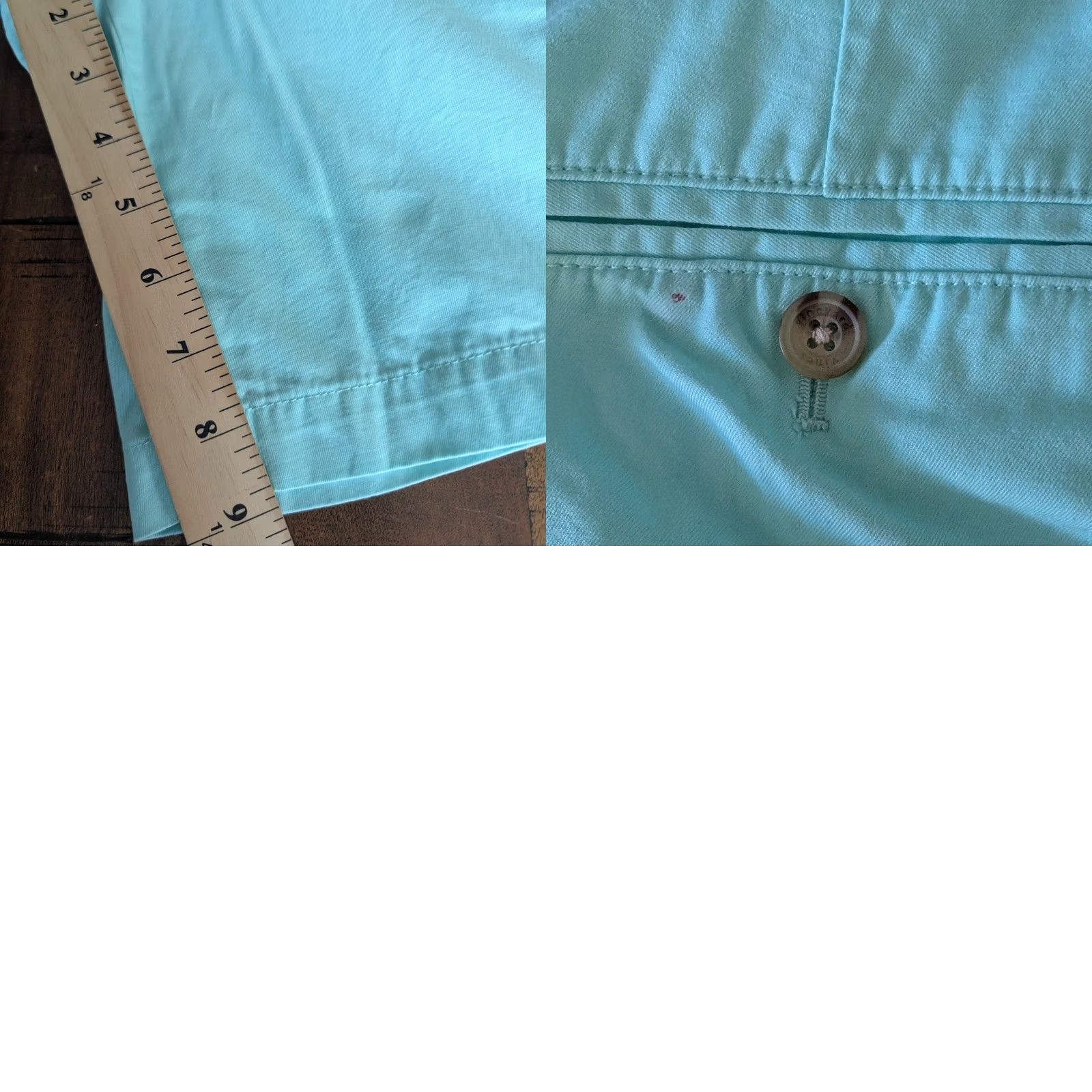 Vineyard Vines Vineyard Vines Club Short Aqua Turquoise Blue Cotton Chino 9 in Inseam Sz 34W Size US 34 / EU 50 - 8 Thumbnail