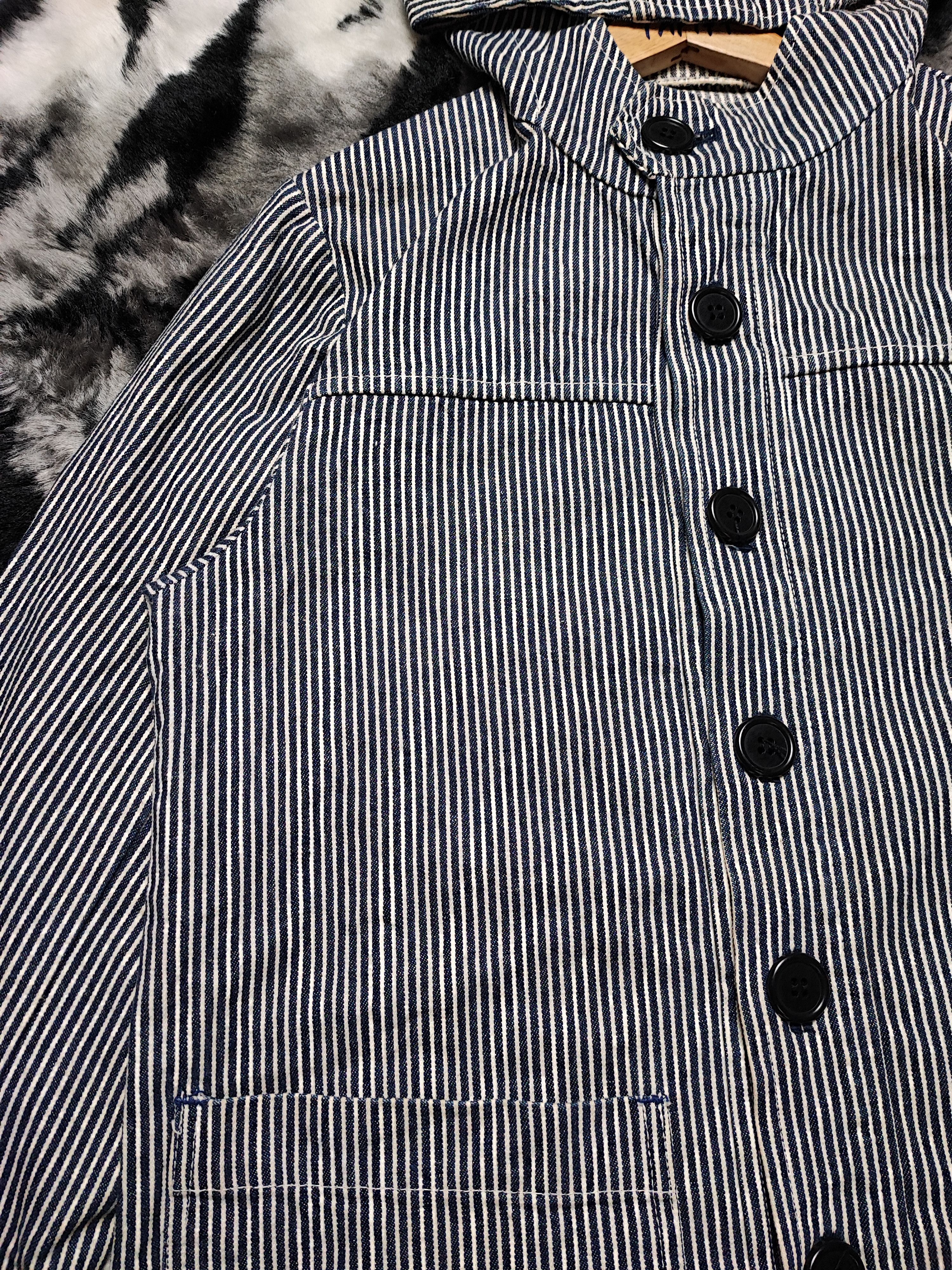 If Six Was Nine Super Hakka Herringbone Denim Stripe Wabash Size US L / EU 52-54 / 3 - 5 Thumbnail