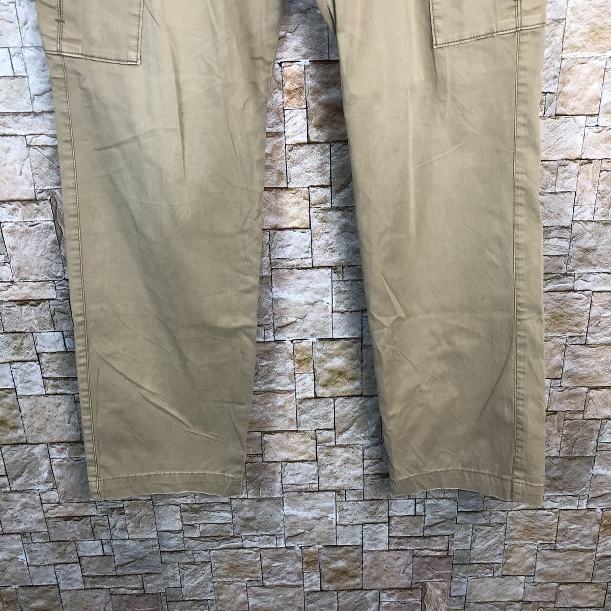 Japanese Brand Uniqlo Brown utility tactical Cargo Multipocket Pants #A342 Size US 32 / EU 48 - 7 Thumbnail