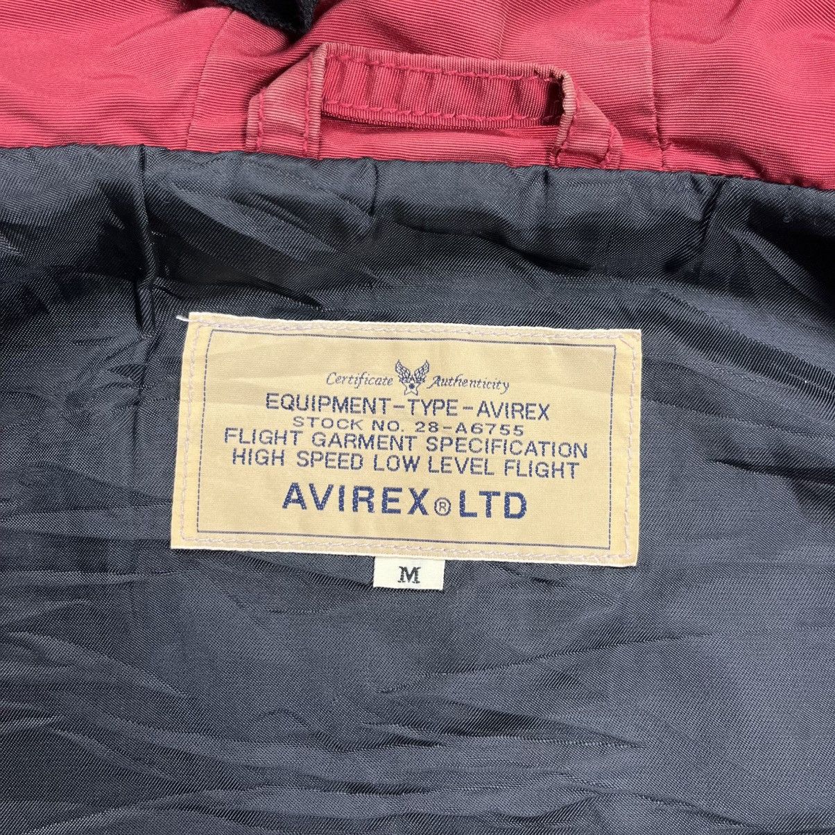 Avirex 1990s Avirex - Fishnet Masked Red Cargo Jacket Size US M / EU 48-50 / 2 - 18 Thumbnail