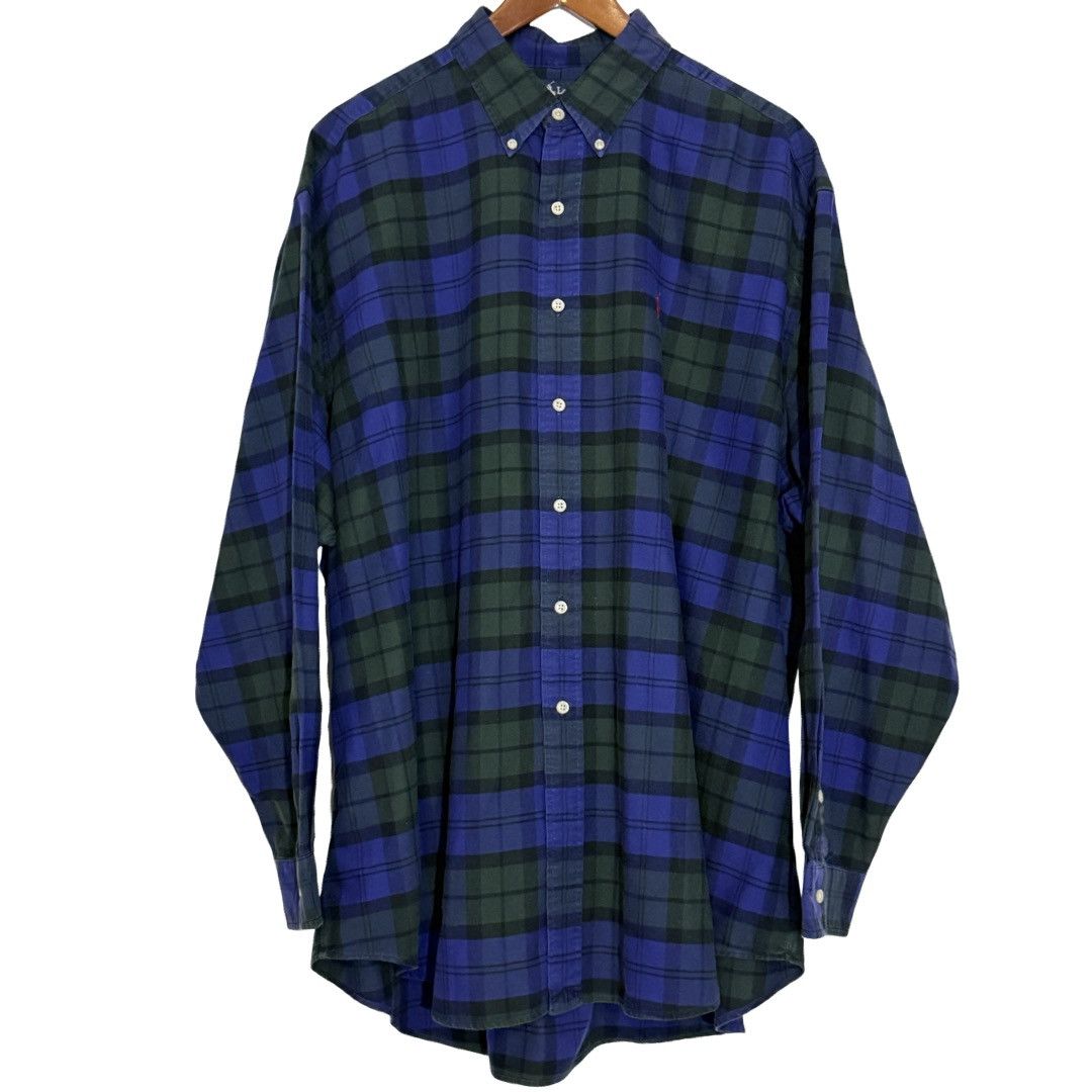 Polo Ralph Lauren Polo Ralph Lauren “The Big Shirt” Black Watch Tartan XL Size US XL / EU 56 / 4 - 1 Thumbnail