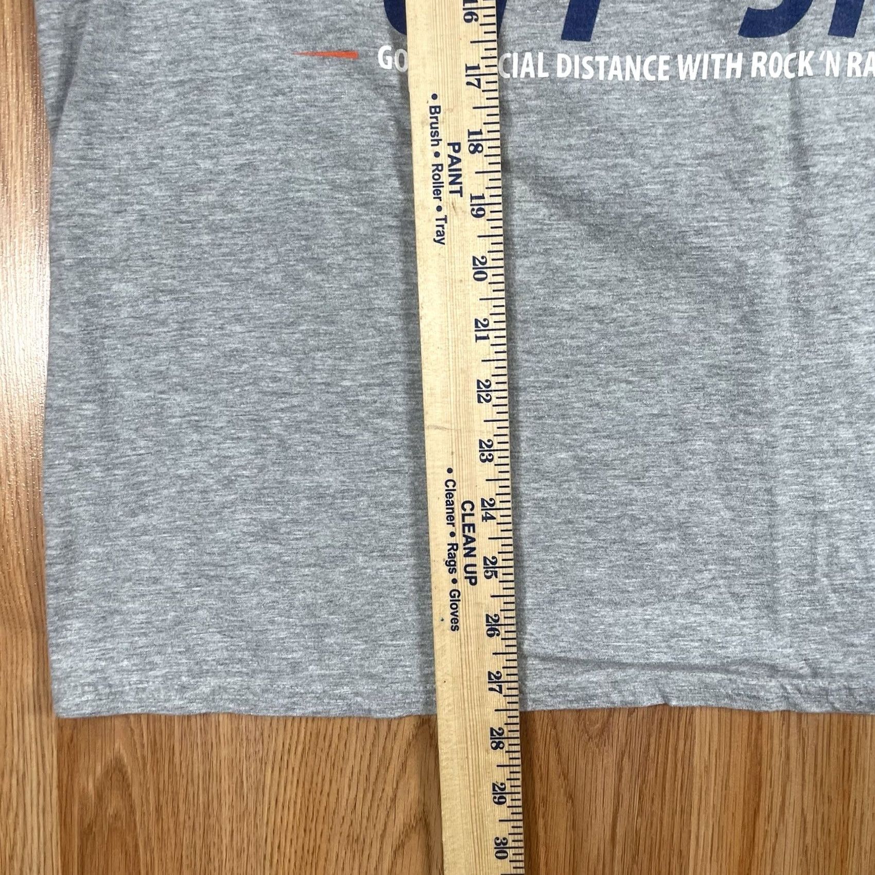 Vintage Unbranded T-Shirt Mens XL Gray CrewNeck Short Sleeve Rock’n Race 6ft-5K Size US XL / EU 56 / 4 - 4 Thumbnail