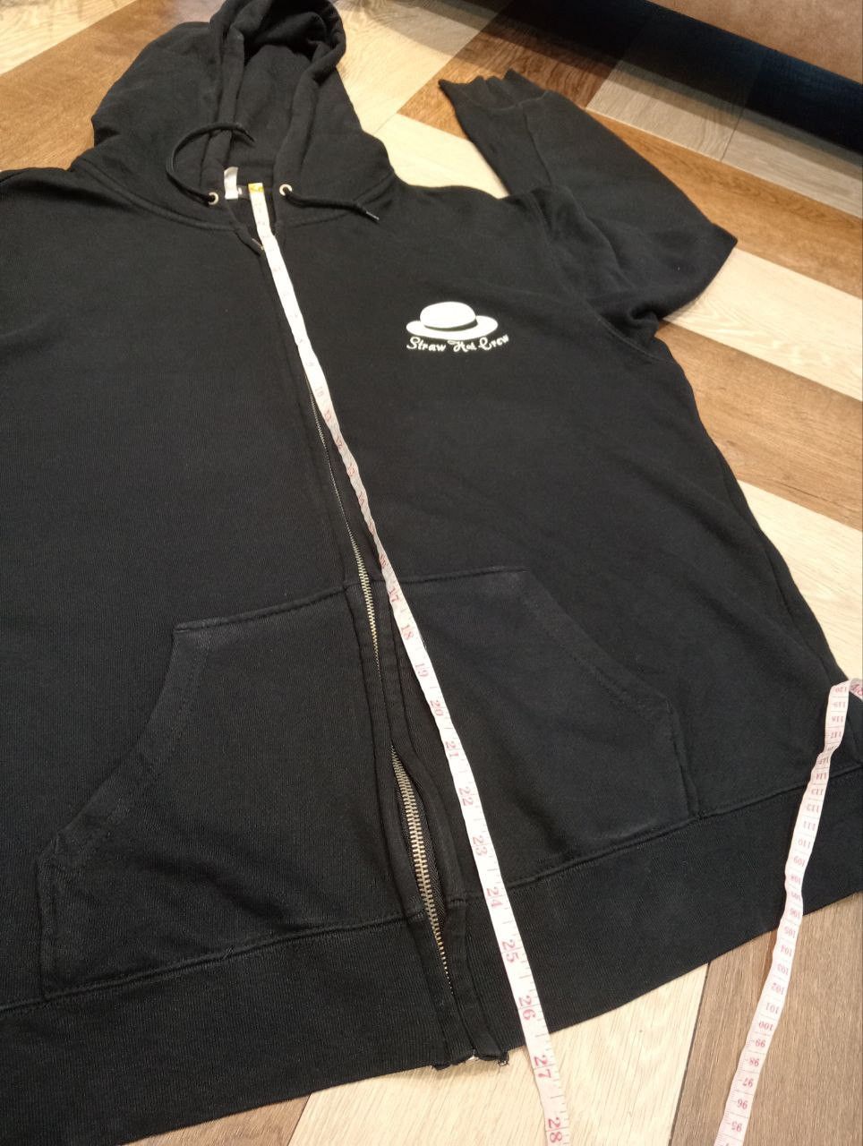 Japanese Brand BANDAI ONE PIECE STRAW HAT CREW HOODIE - SIZE XL BLACK Size US XL / EU 56 / 4 - 10 Thumbnail