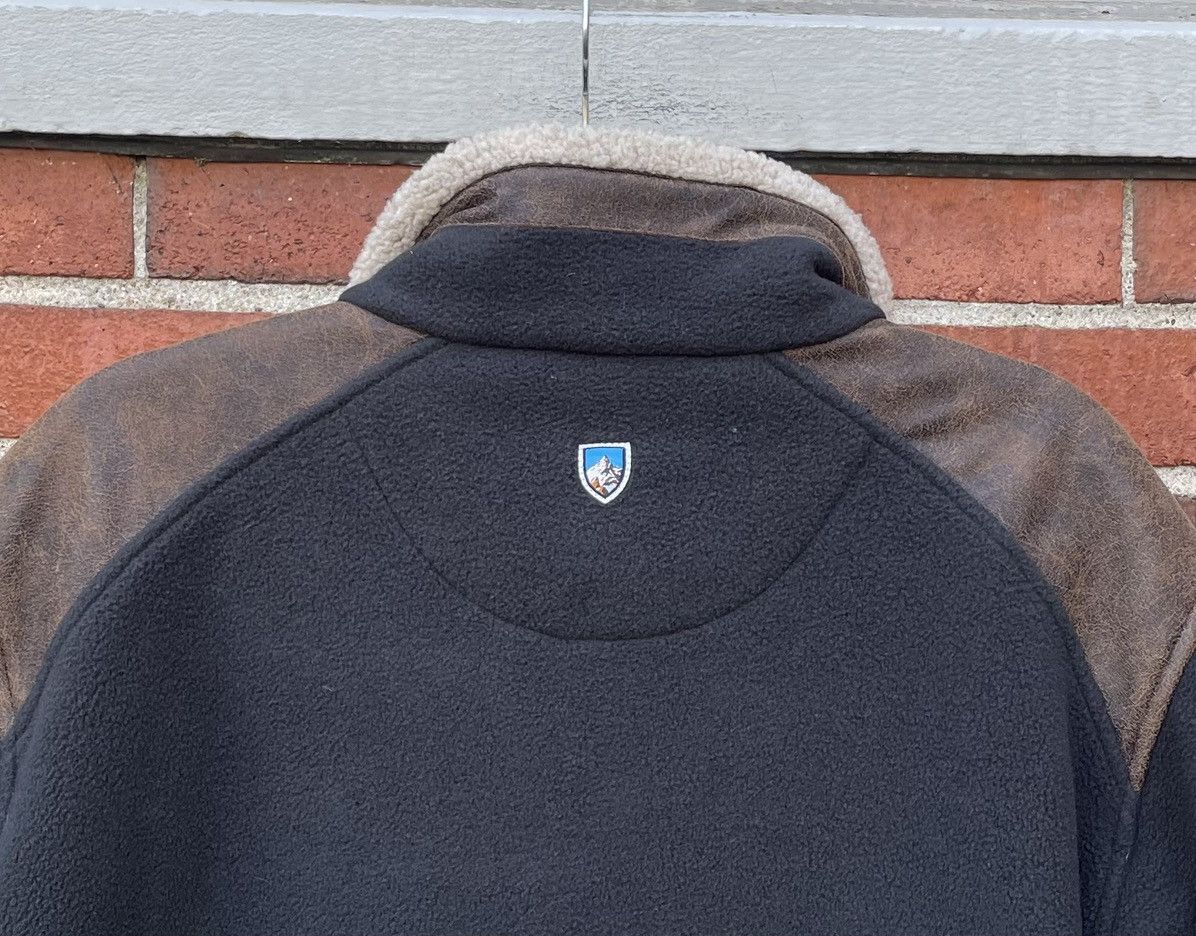 Kuhl Kuhl Men’s Fleece Jacket Zip Faux Leather & Black Fleece Size US M / EU 48-50 / 2 - 7 Thumbnail