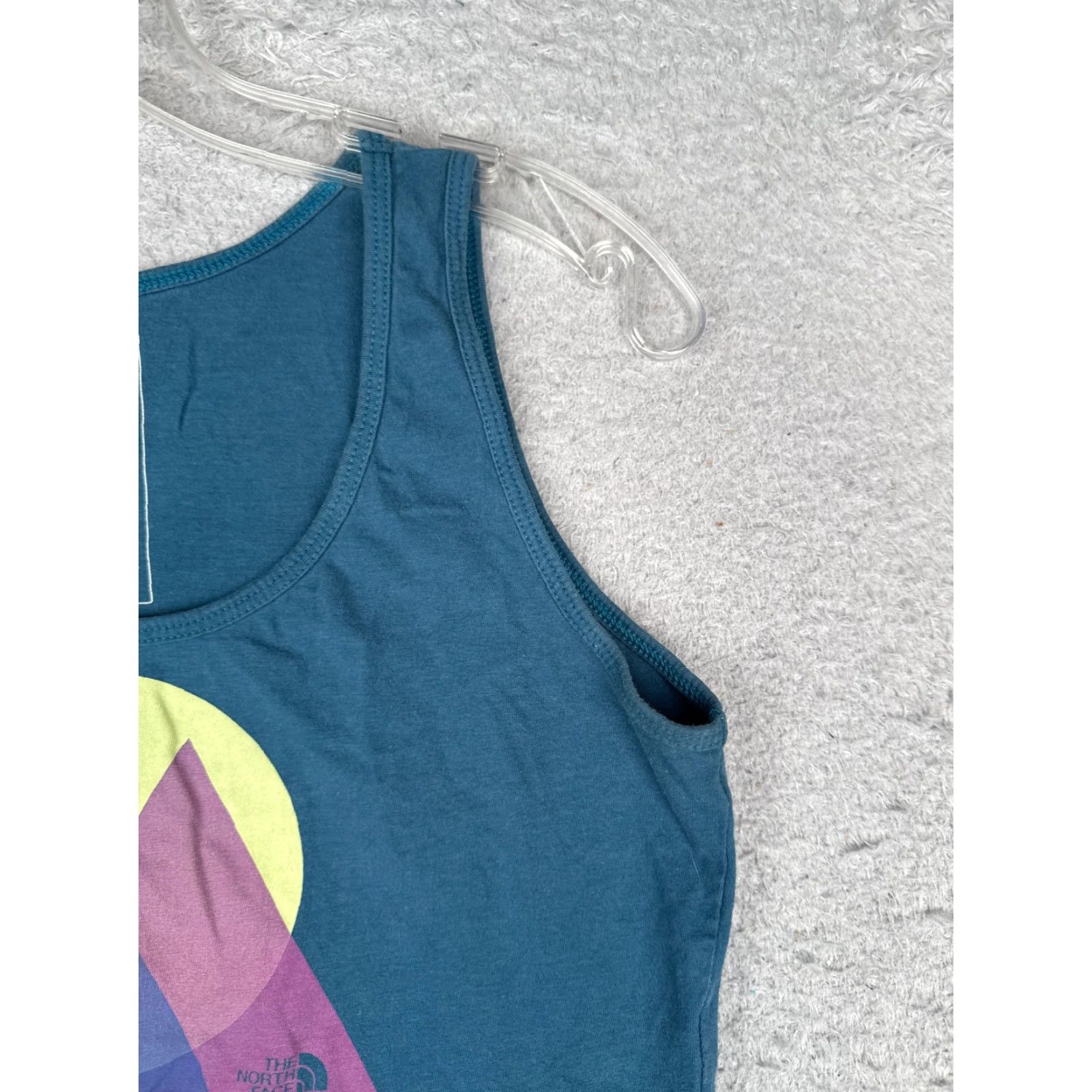 The North Face The North Face Shirt Women Medium Blue Tank Sleeveless Scoop Neck Cotton Slim Size M / US 6-8 / IT 42-44 - 2 Thumbnail