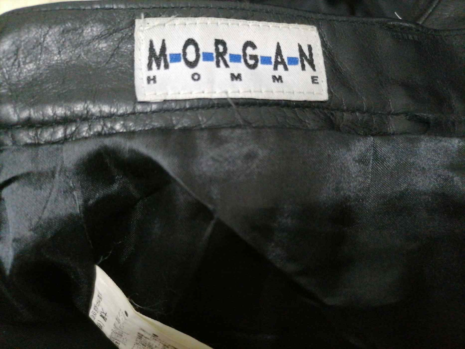 14th Addiction × KMRii × Le Grande Bleu (L.G.B.) Japanese Brand Morgan Homme cowhide leather pants Size US 28 / EU 44 - 6 Thumbnail