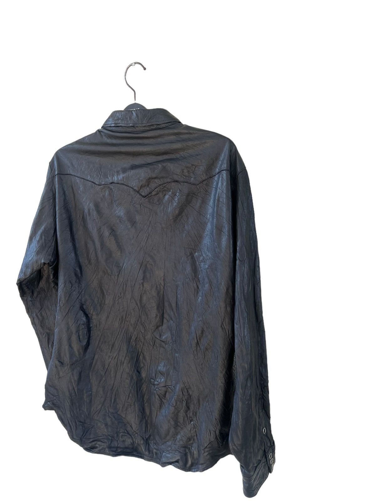 Beams Plus Japan b.P.r Made Fine Sportswear Cow Leather Western Shirt Size US L / EU 52-54 / 3 - 17 Thumbnail