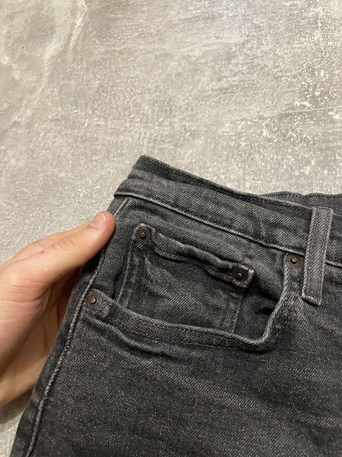 Levi's × Levi's Vintage Clothing Vintage Levis 502 Black Denim Jeans Shorts Size 30 Size US 30 / EU 46 - 6 Thumbnail