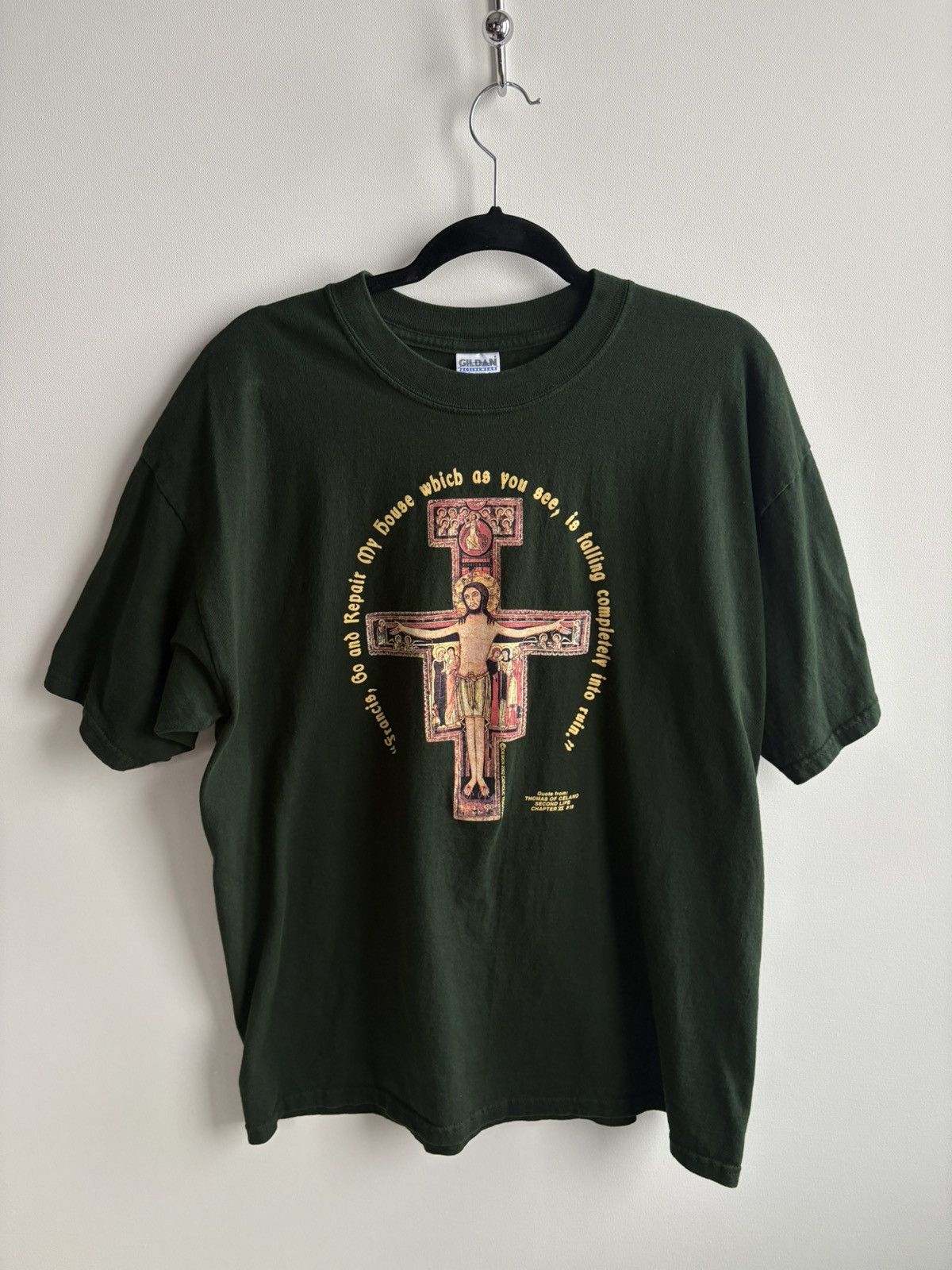 Vintage Streetwear Jesus Cross Heavyweight 90s T-shirt