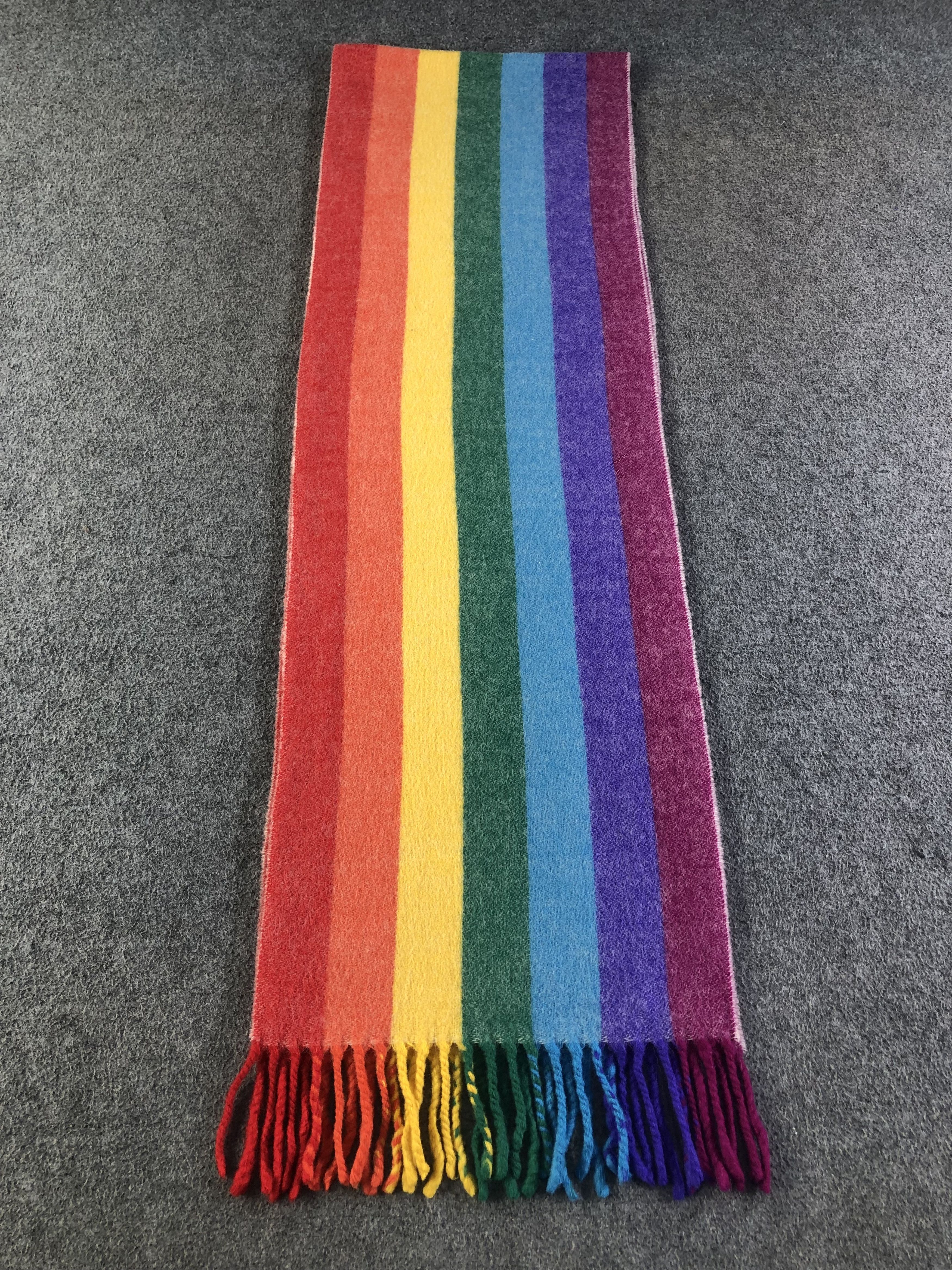 Vintage Glen Prince Lambswool Scarf / Muffler / Neckwear SS1238 Size ONE SIZE - 2 Thumbnail