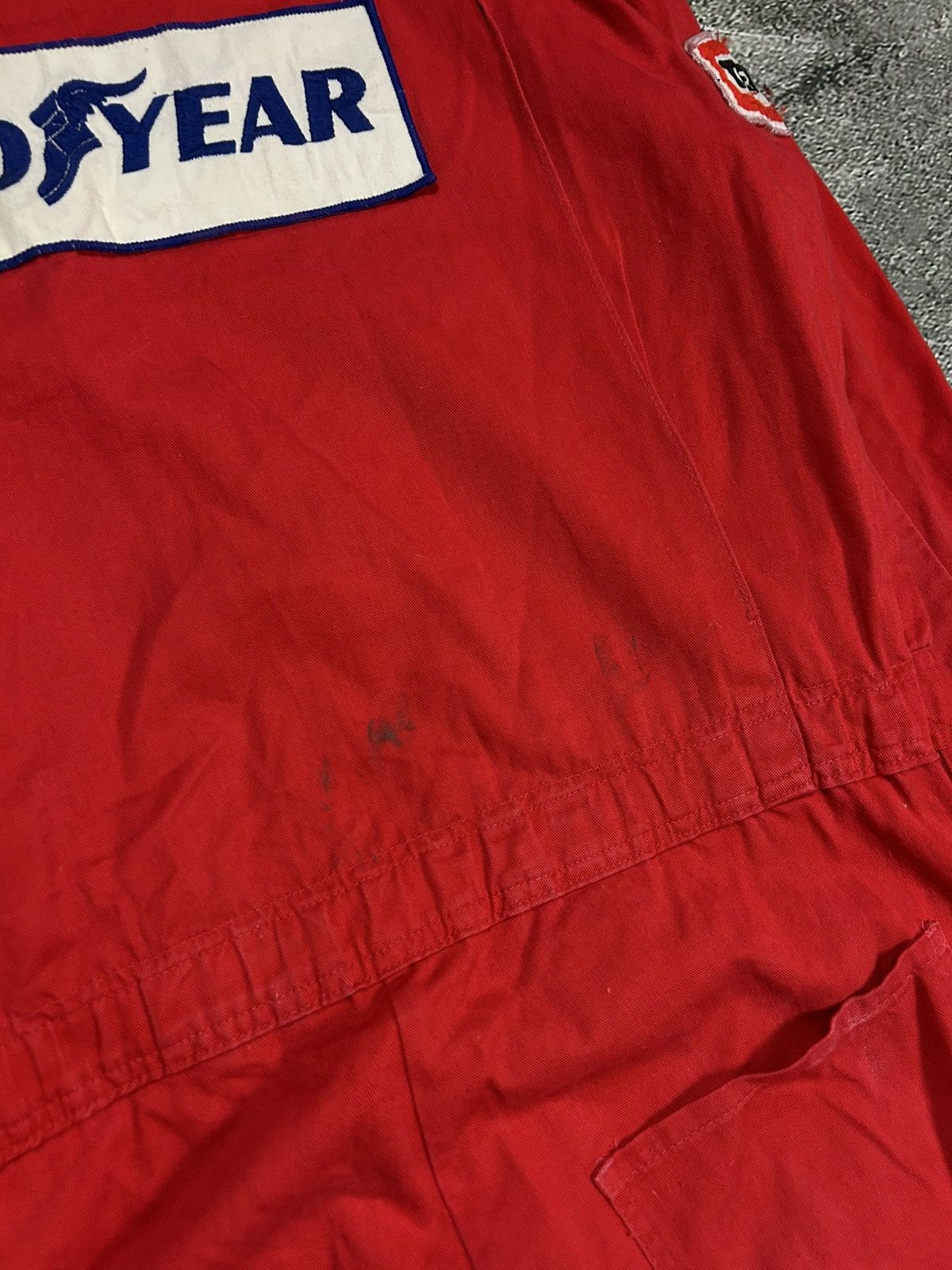 Vintage Vintage Goodyear Marlboro Racing Motorsport Overall Red Size US 34 / EU 50 - 10 Thumbnail
