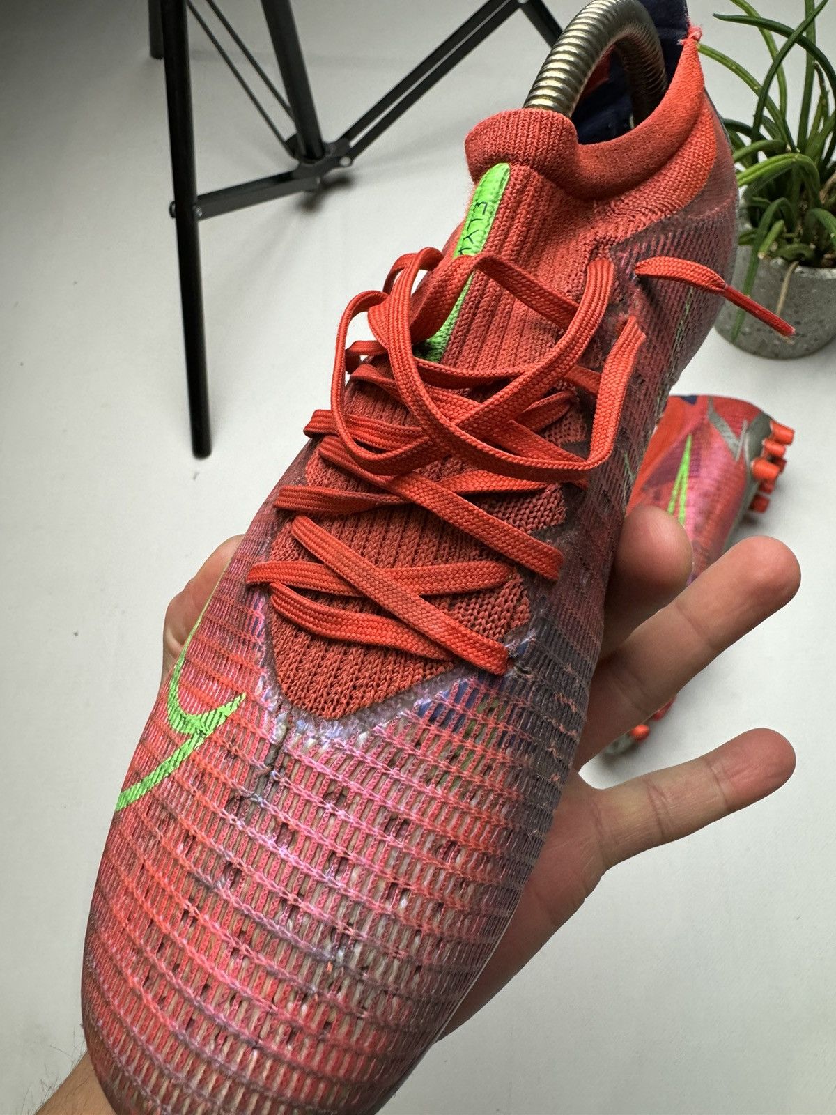 Nike × Vintage Rare Nike Mercurial flyknit boots Size US 9 / EU 42 - 2 Thumbnail