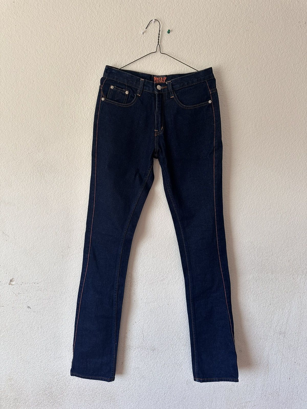 Walter Van Beirendonck wild & lethal trash “ slenderman denim ” Size US 30 / EU 46 - 1 Thumbnail
