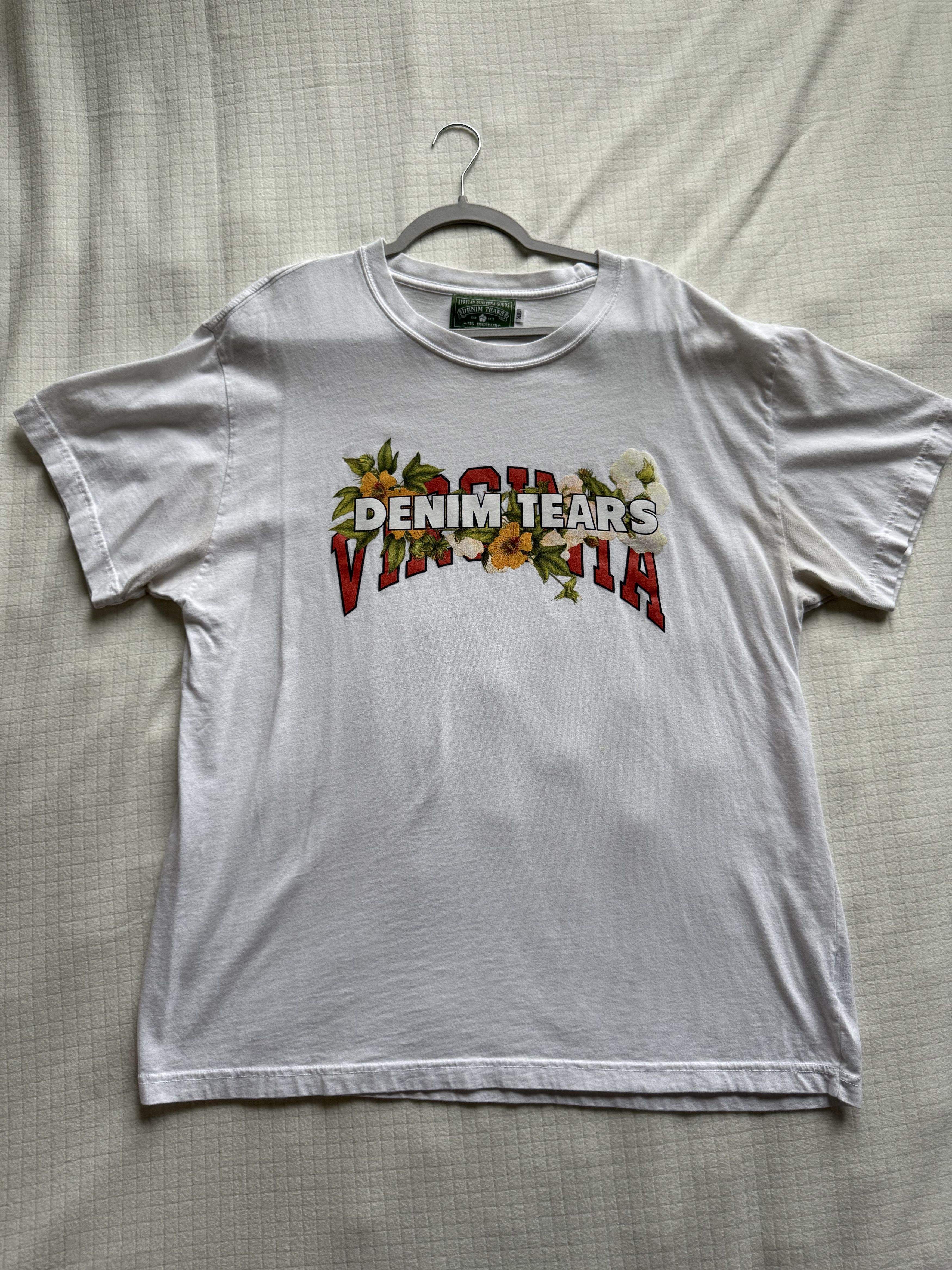 DENIM TEARS Denim Tears Virginia T shirt Size US XL / EU 56 / 4 - 1 Thumbnail