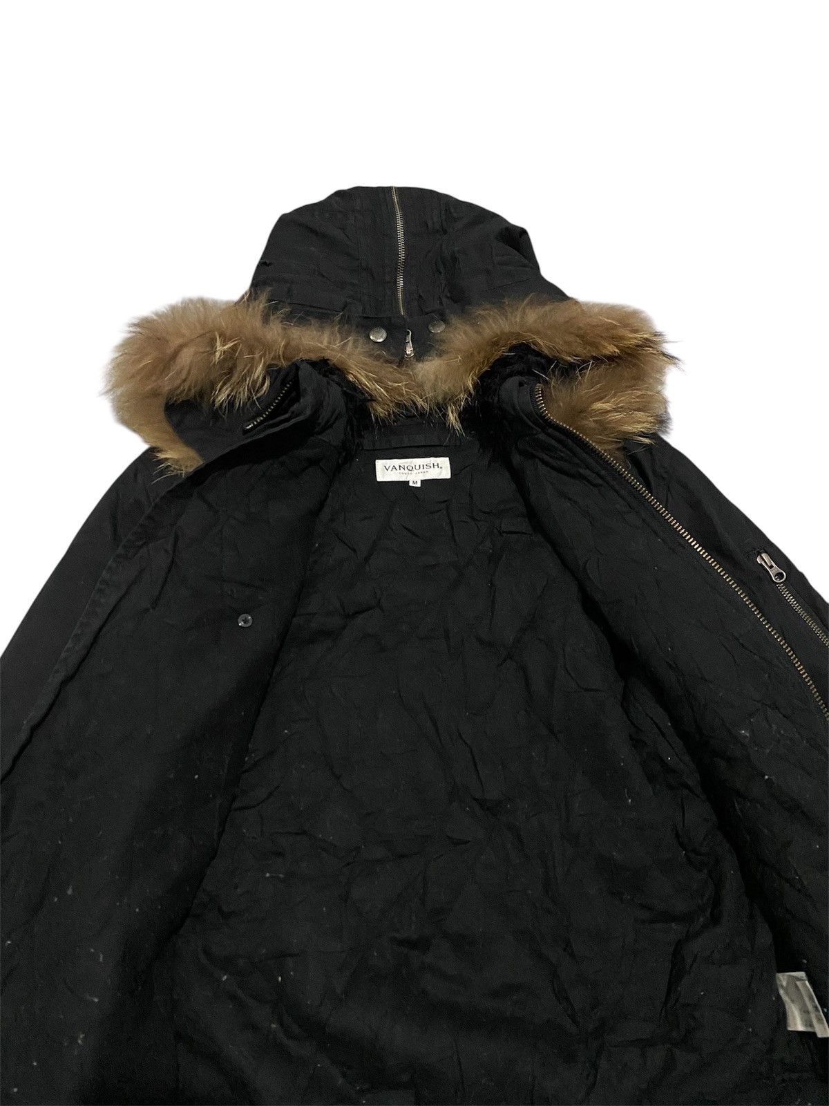 Vanquish 2000's Vanquish Furhoodie Apocalypse Bomber Jacket Size M / US 6-8 / IT 42-44 - 7 Thumbnail