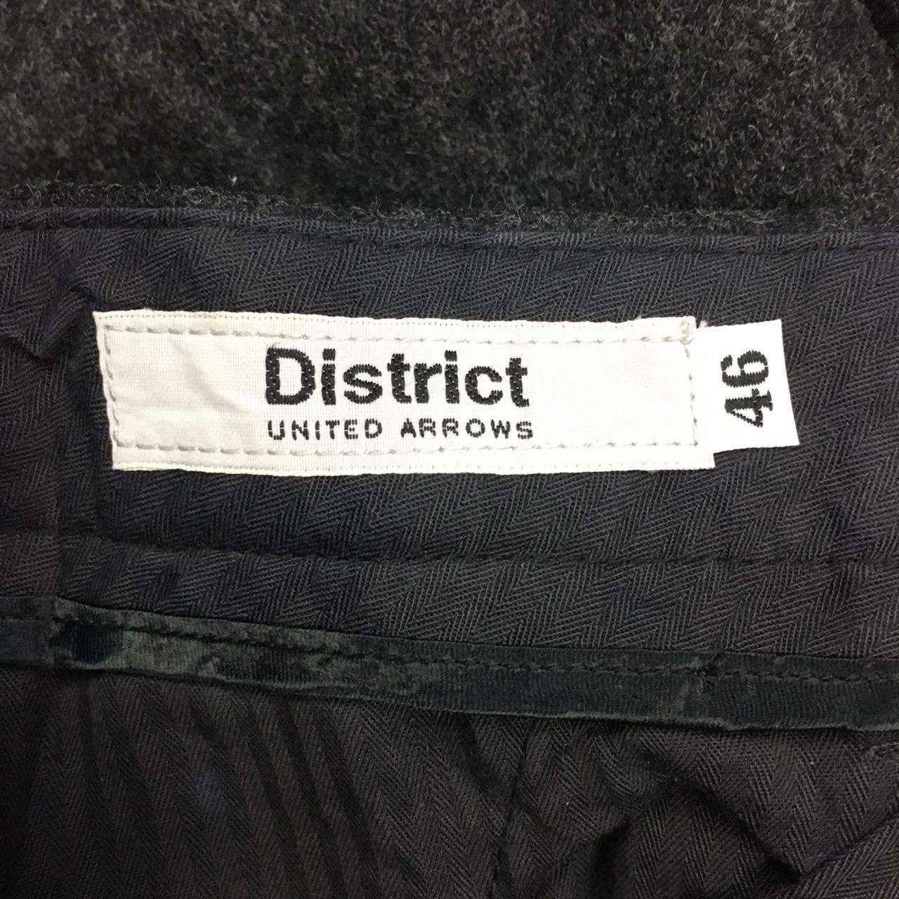 District UNITED ARROWS Vtg DISTRICT United Arrows Long Pants Trousers Cuff Leg Size US 31 - 3 Thumbnail