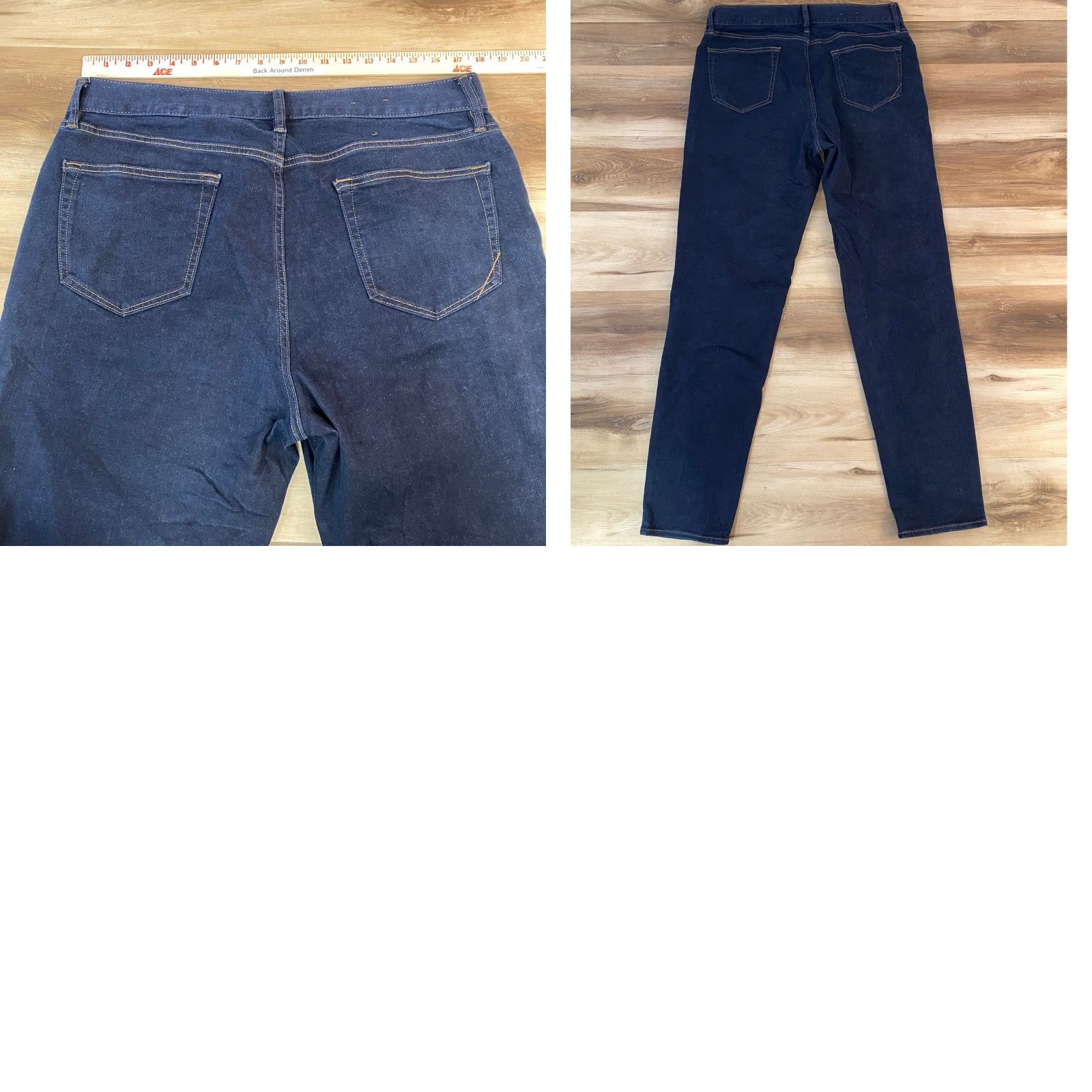 Banana Republic Banana Republic Jeans Mens 36x36 Athletic Tapered Dark Wash Denim Jeans Size US 36 / EU 52 - 8 Thumbnail