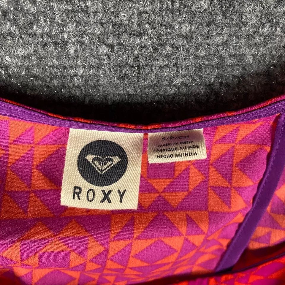 Other Roxy Dress Women's Small Half Sleeve 100% Polyester Adults S Size S / US 4 / IT 40 - 3 Thumbnail